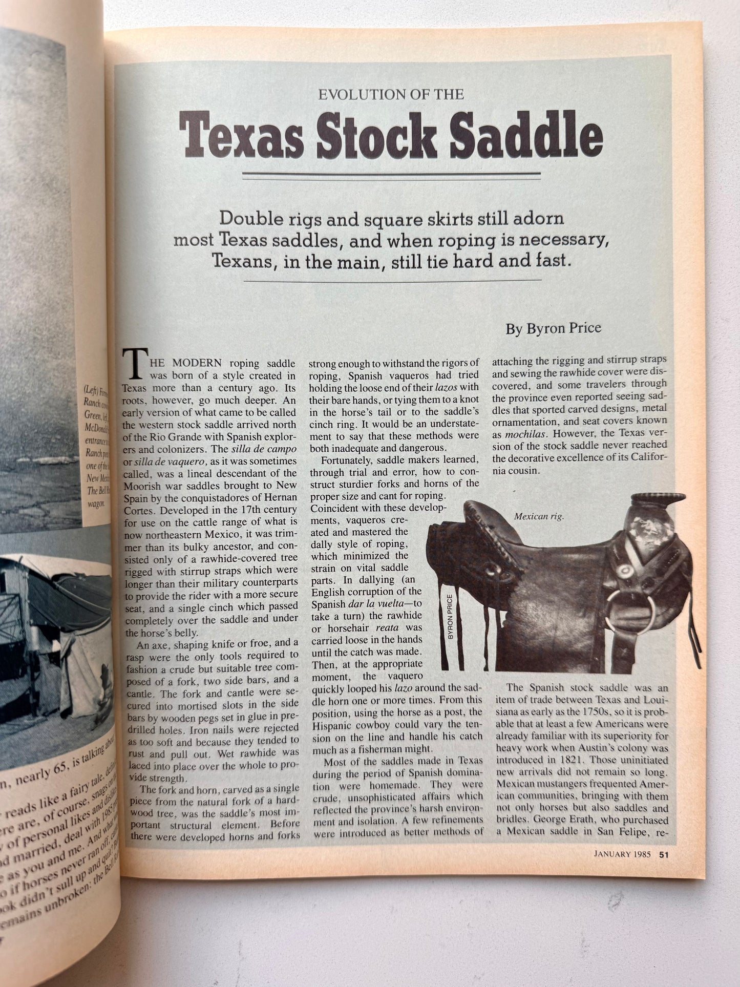 Vintage Western Horseman Magazine 1985