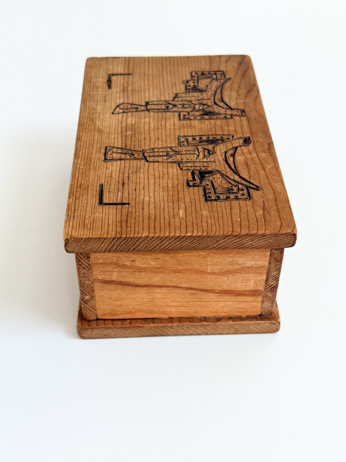 Vintage Western Trinket Box