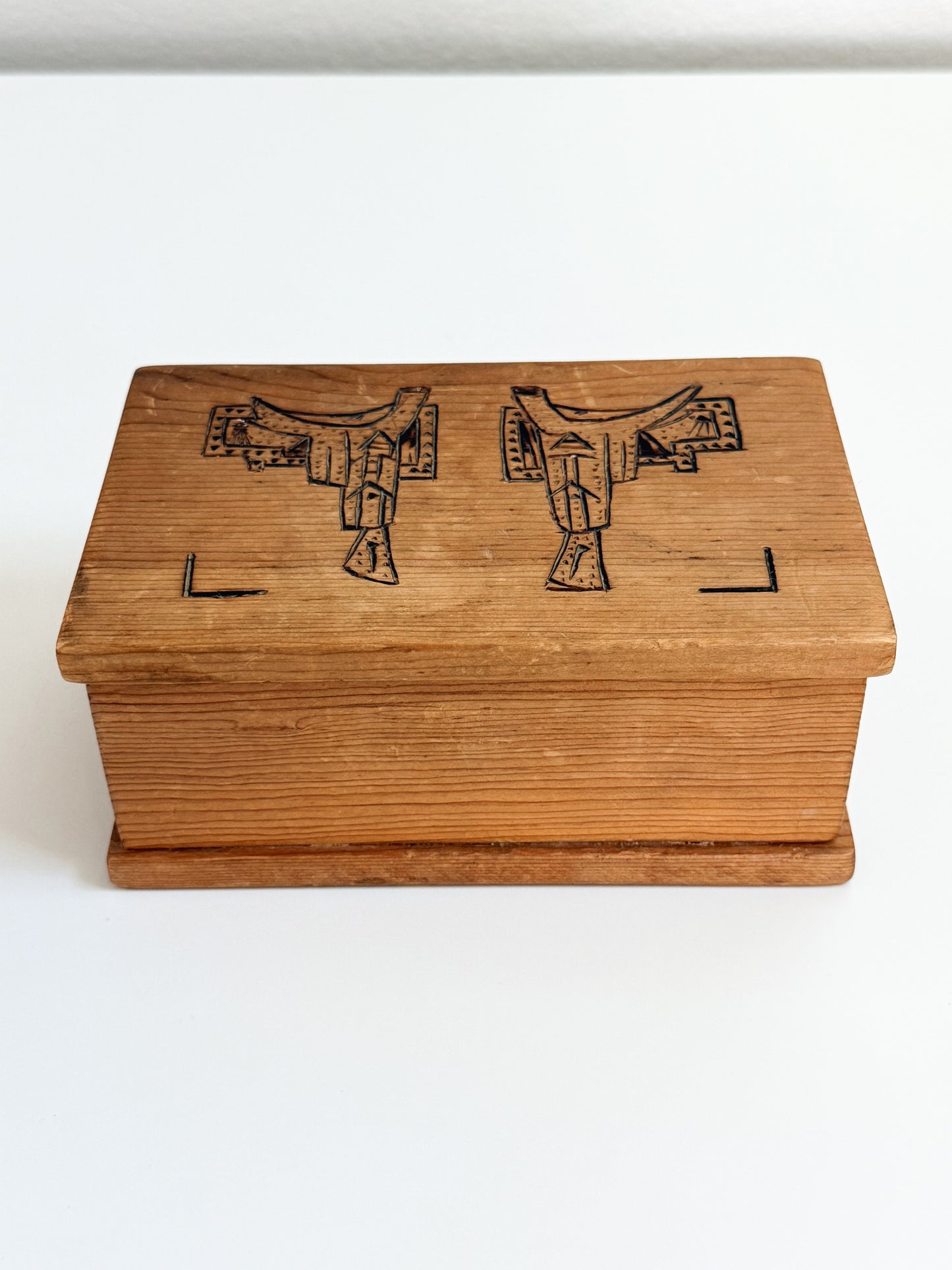 Vintage Western Trinket Box