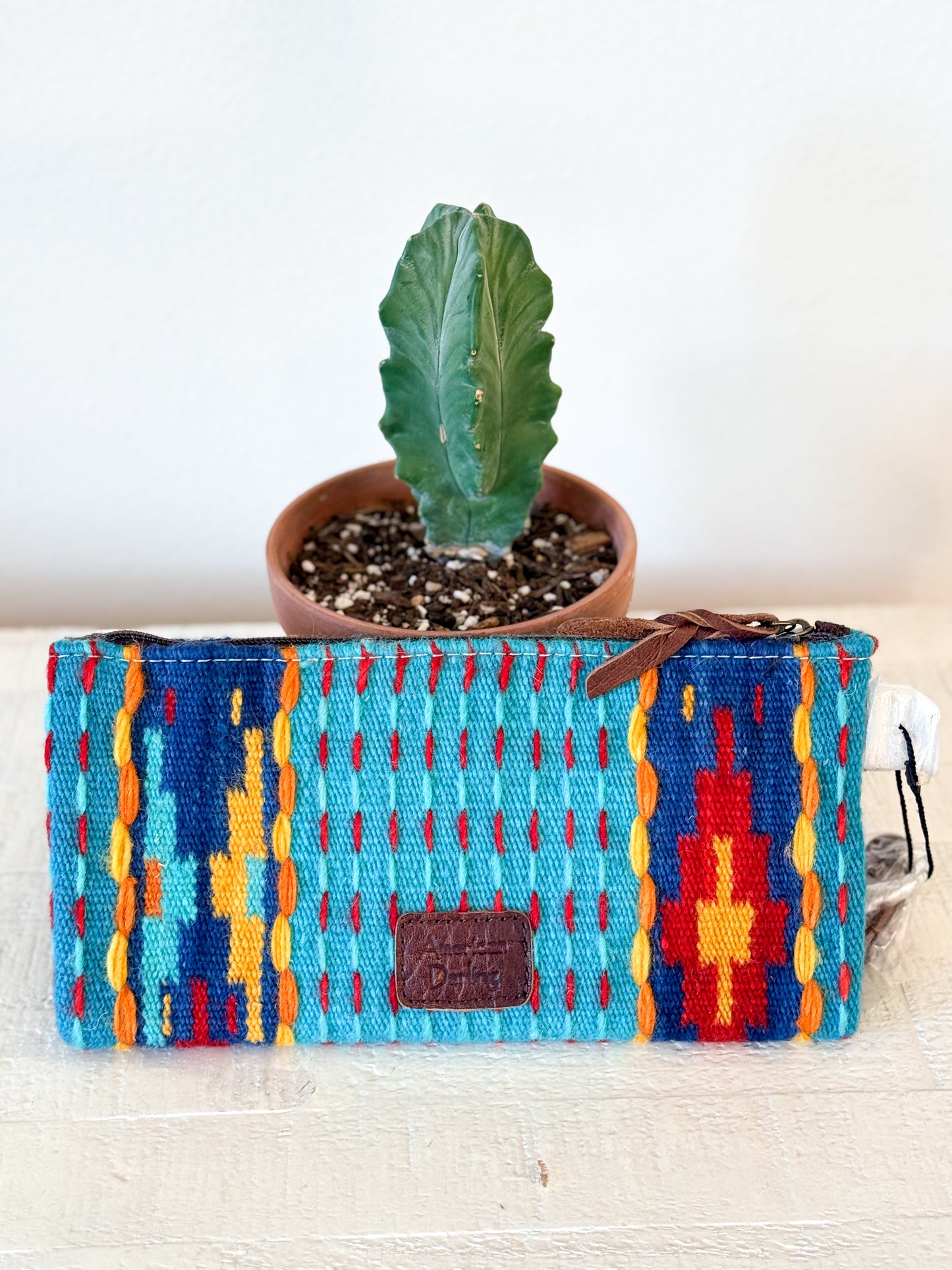Southwestern Wool Wristlet