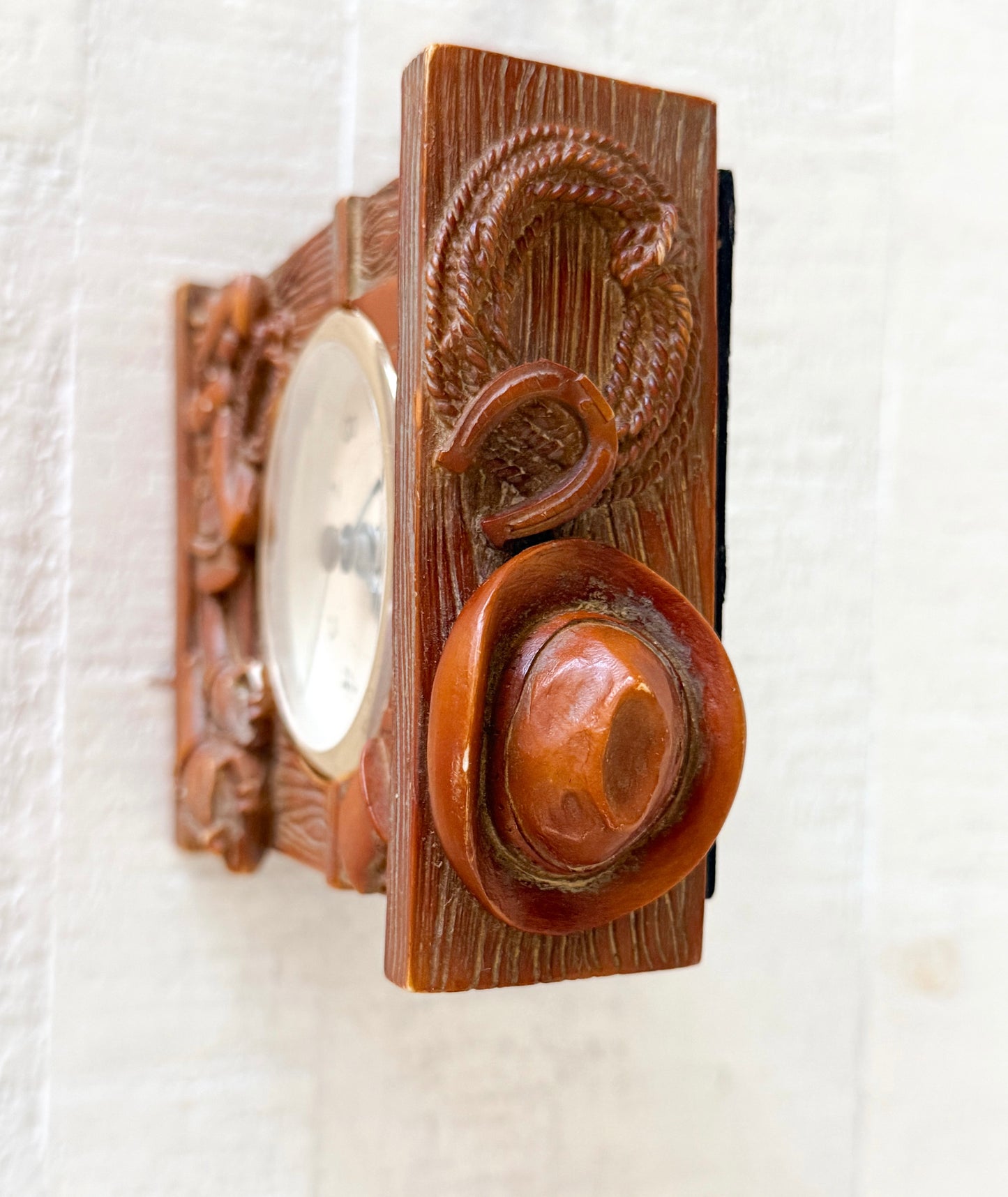 Vintage Western Quartz Mantel Clock