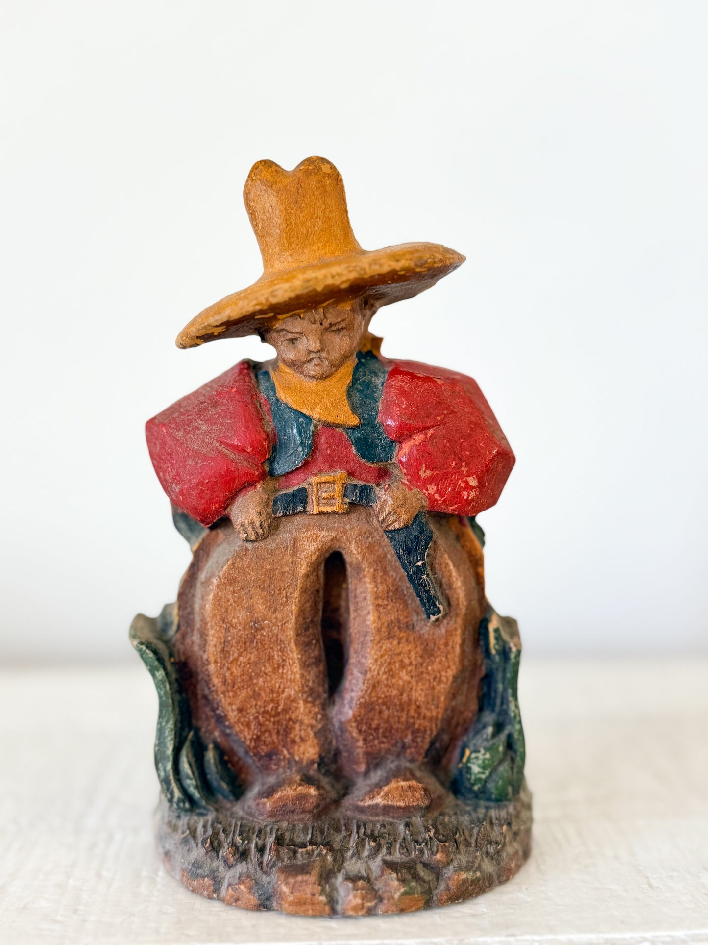 Vintage Single Cowboy Bookend