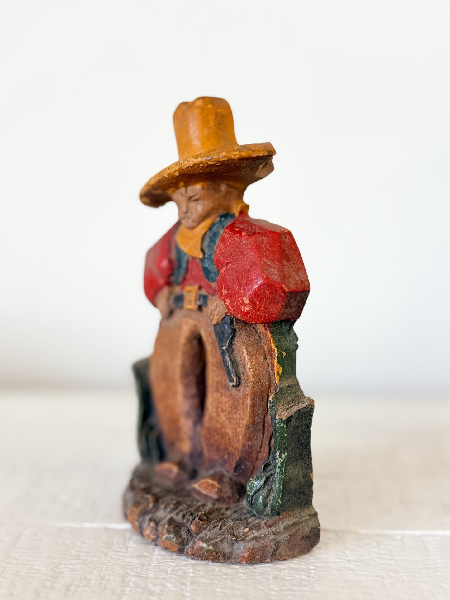 Vintage Single Cowboy Bookend