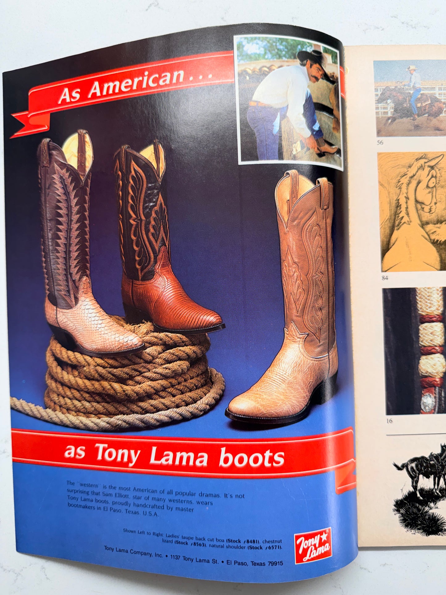 Vintage Western Horseman Magazine 1985