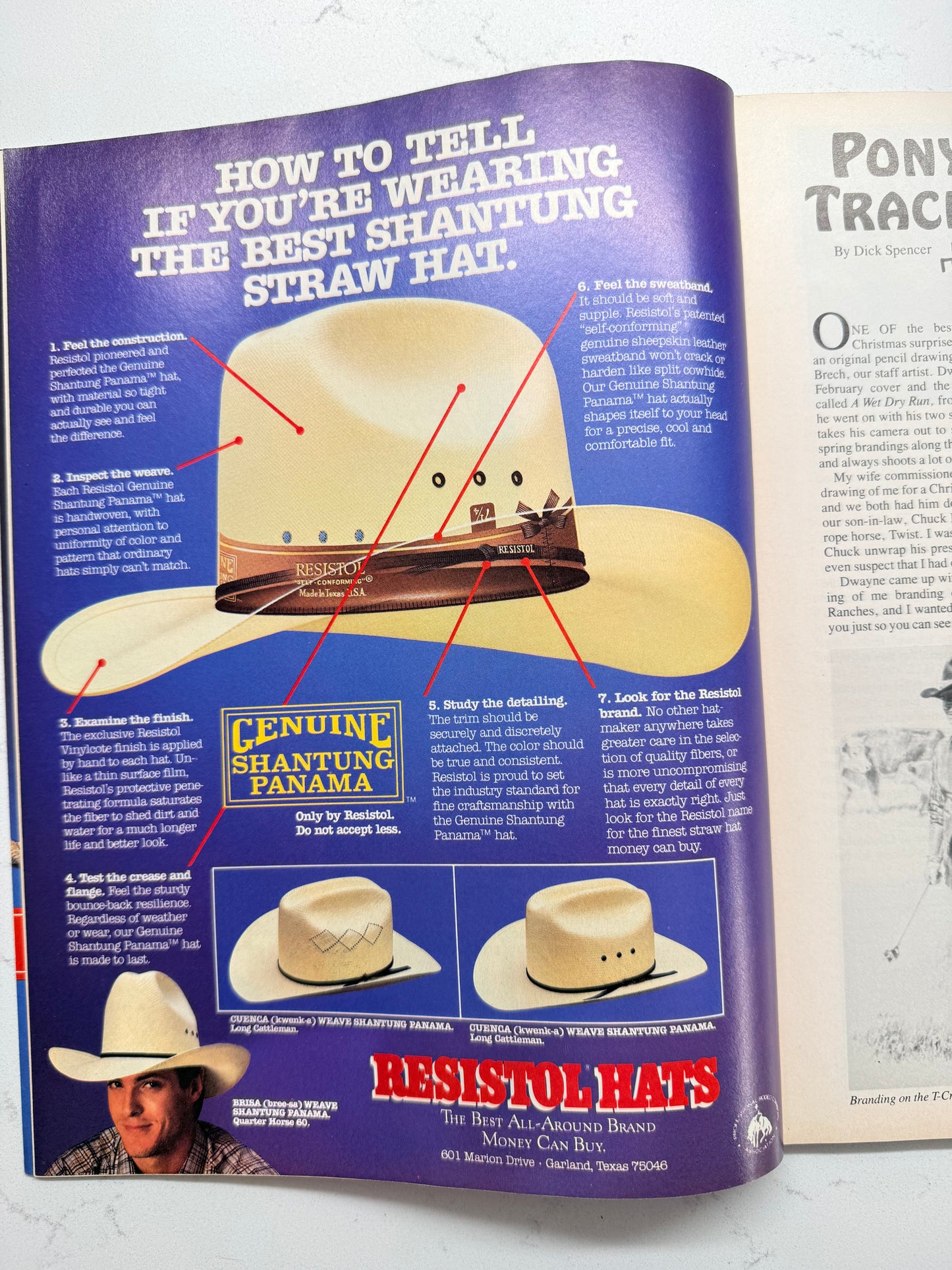 Vintage Western Horseman Magazine 1985