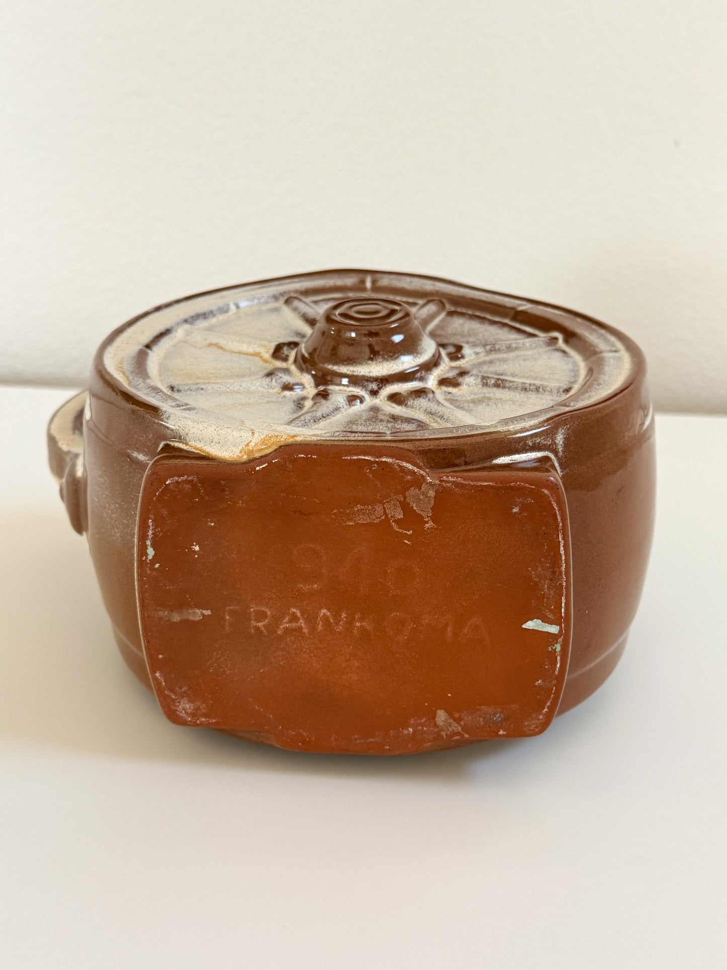 Vintage Frankoma Wagon Wheel Pitcher