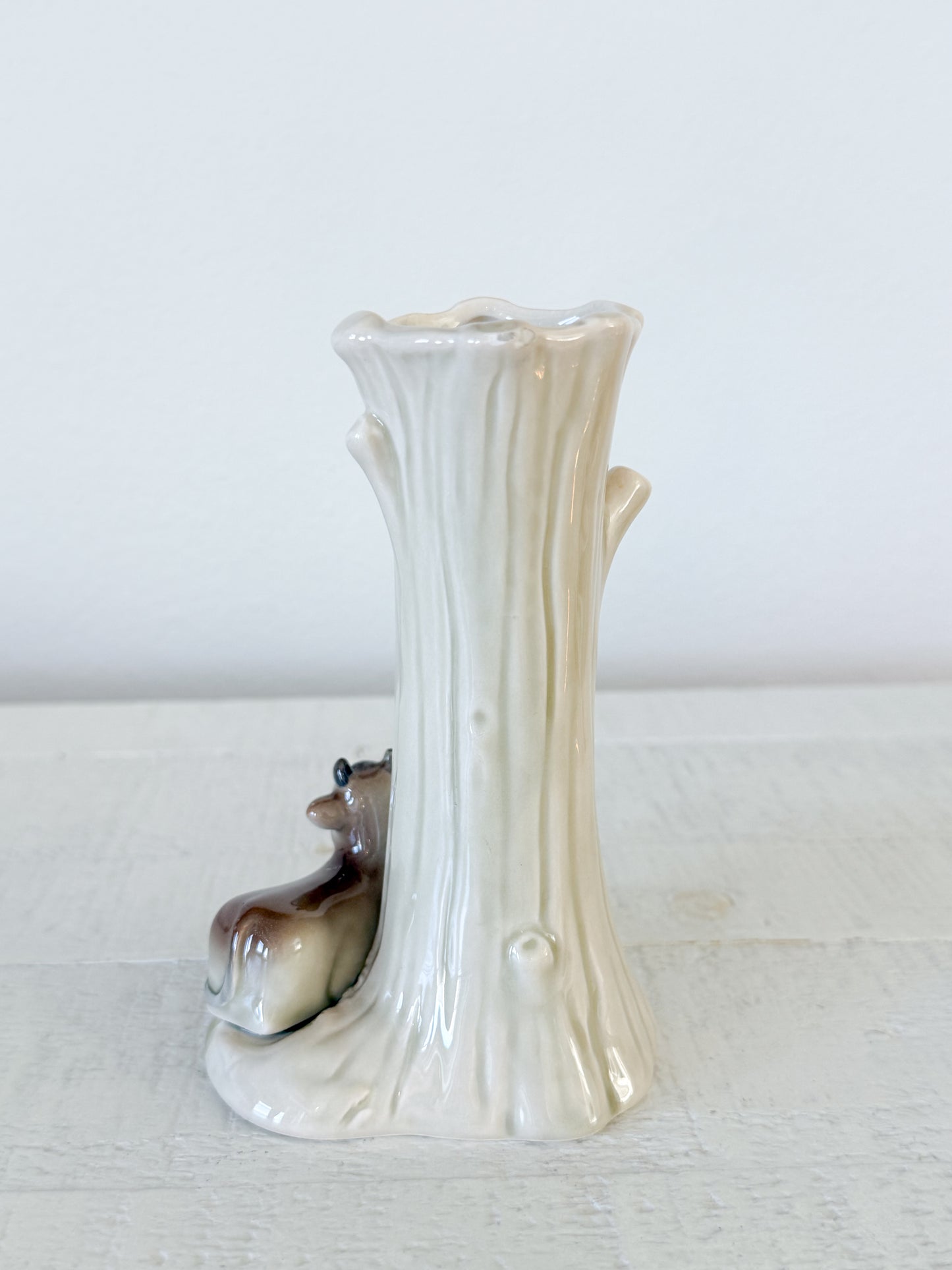 Vintage Cow Bud Vase