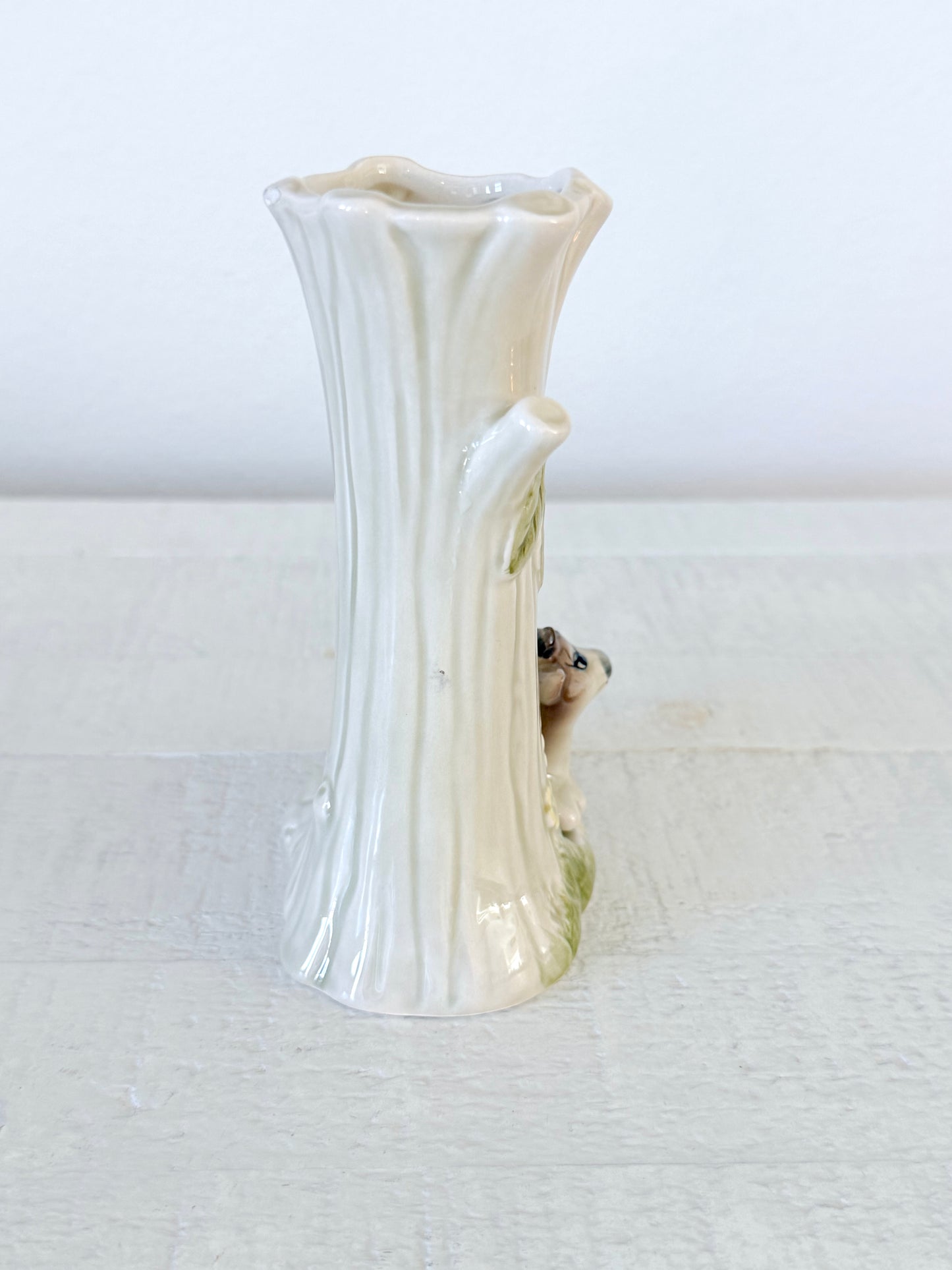 Vintage Cow Bud Vase