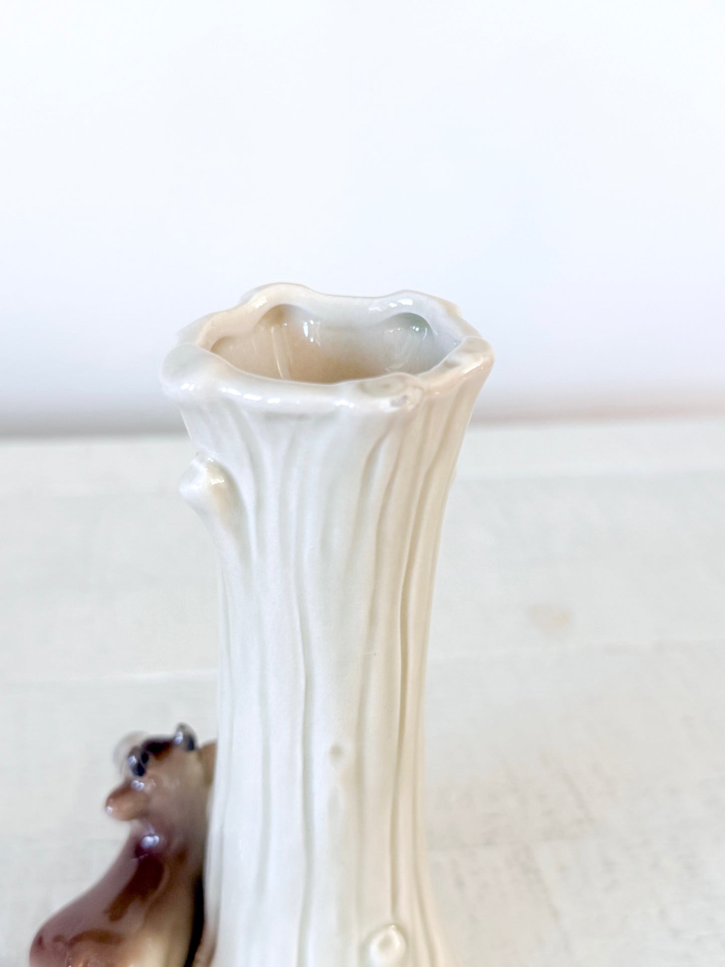 Vintage Cow Bud Vase