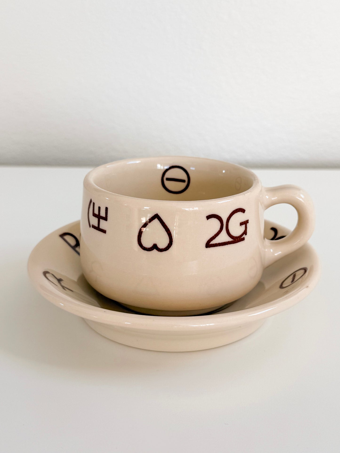 Vintage Dude Rancher Lodge Cup & Saucer