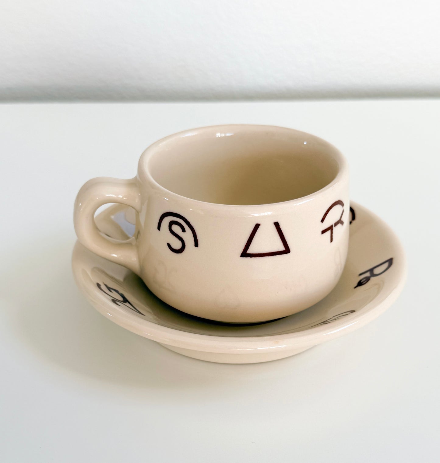 Vintage Dude Rancher Lodge Cup & Saucer