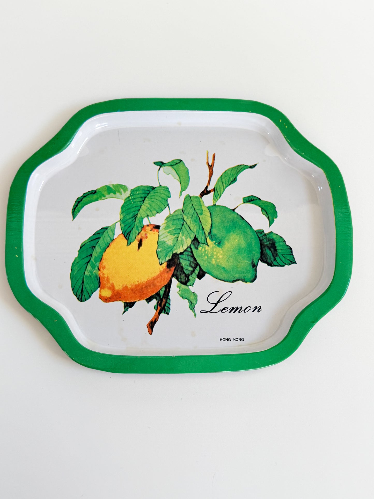 Vintage Lemon Tin Tray