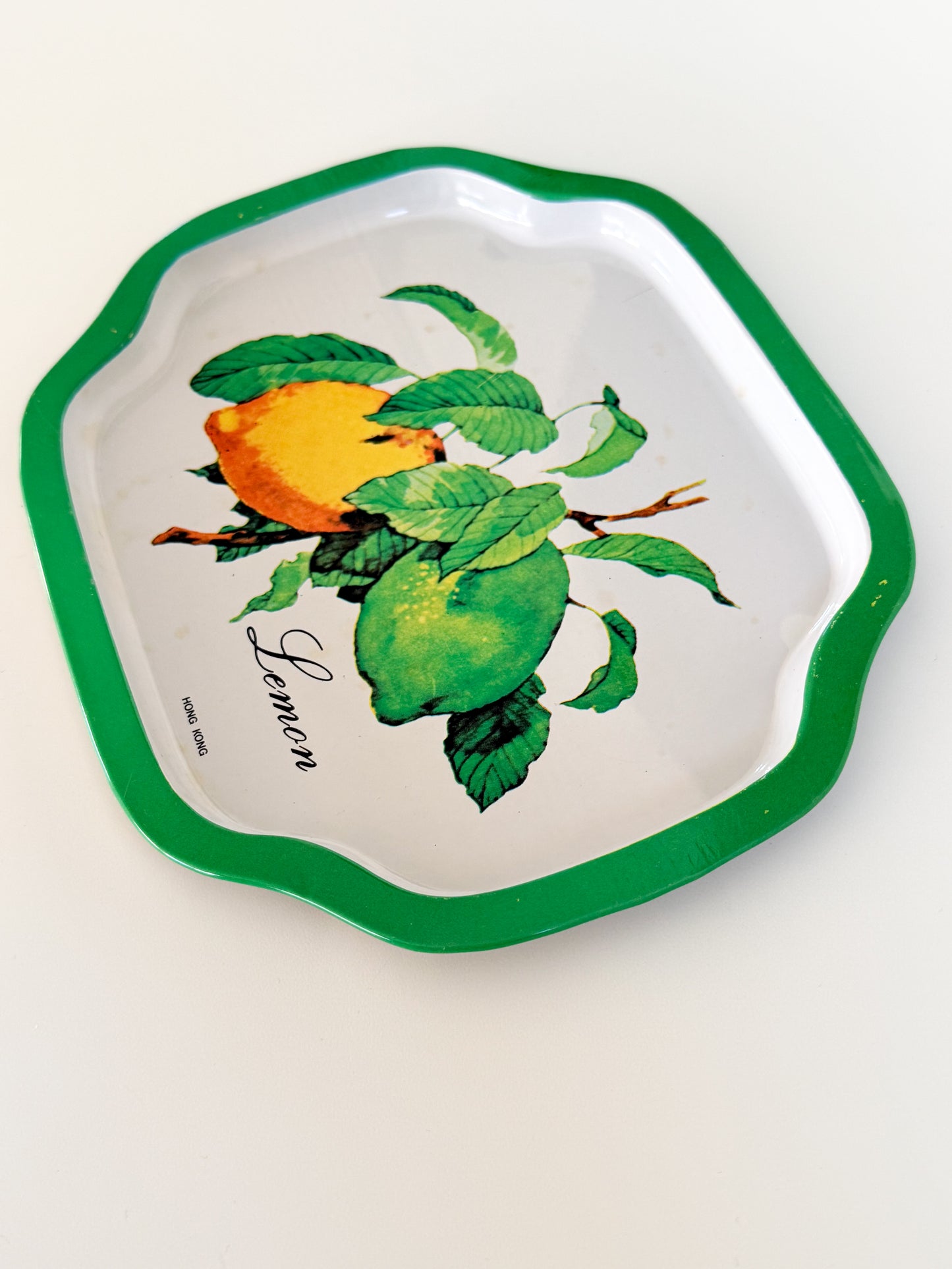 Vintage Lemon Tin Tray