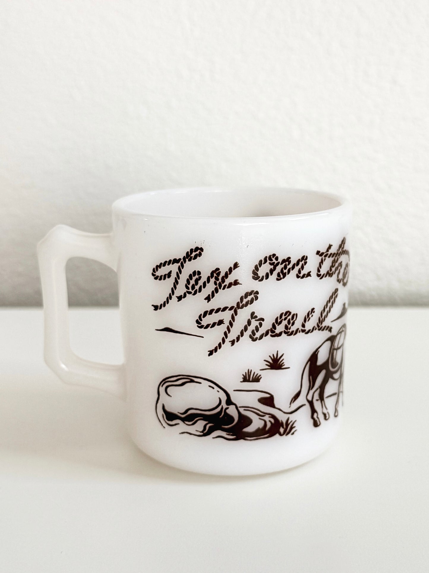 Vintage Tex on the Trail Mug