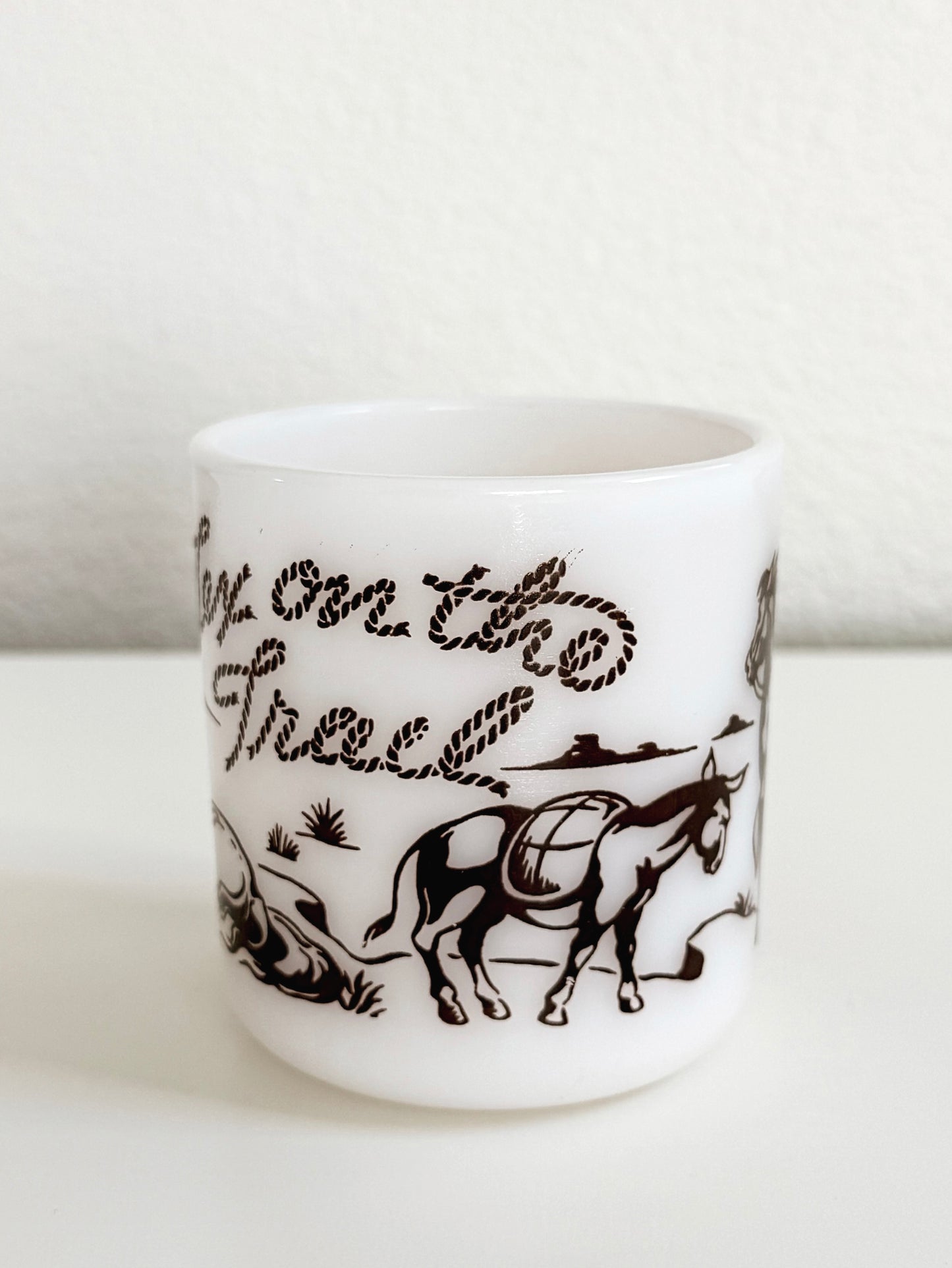 Vintage Tex on the Trail Mug