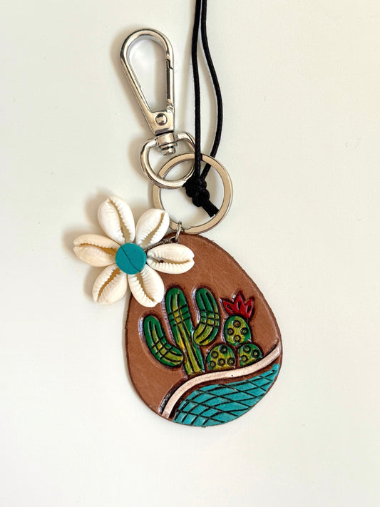 Coastal Cowgirl Keychain