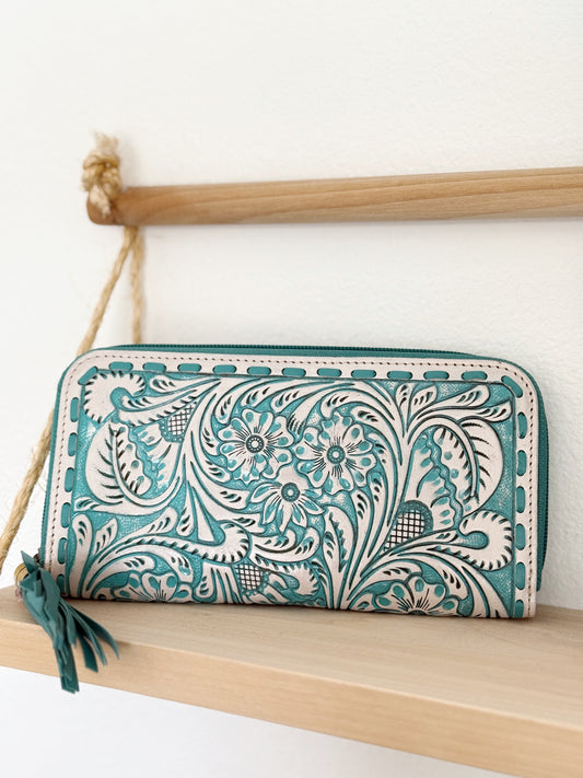 Miss Western Wallet (Turquoise)