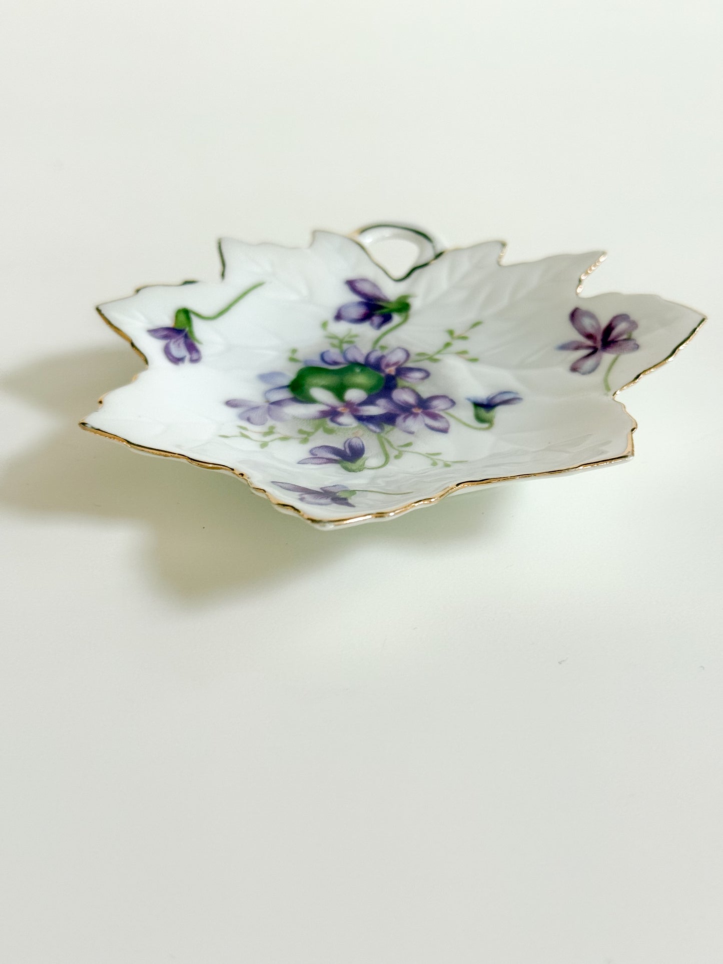Vintage Floral Trinket Dish