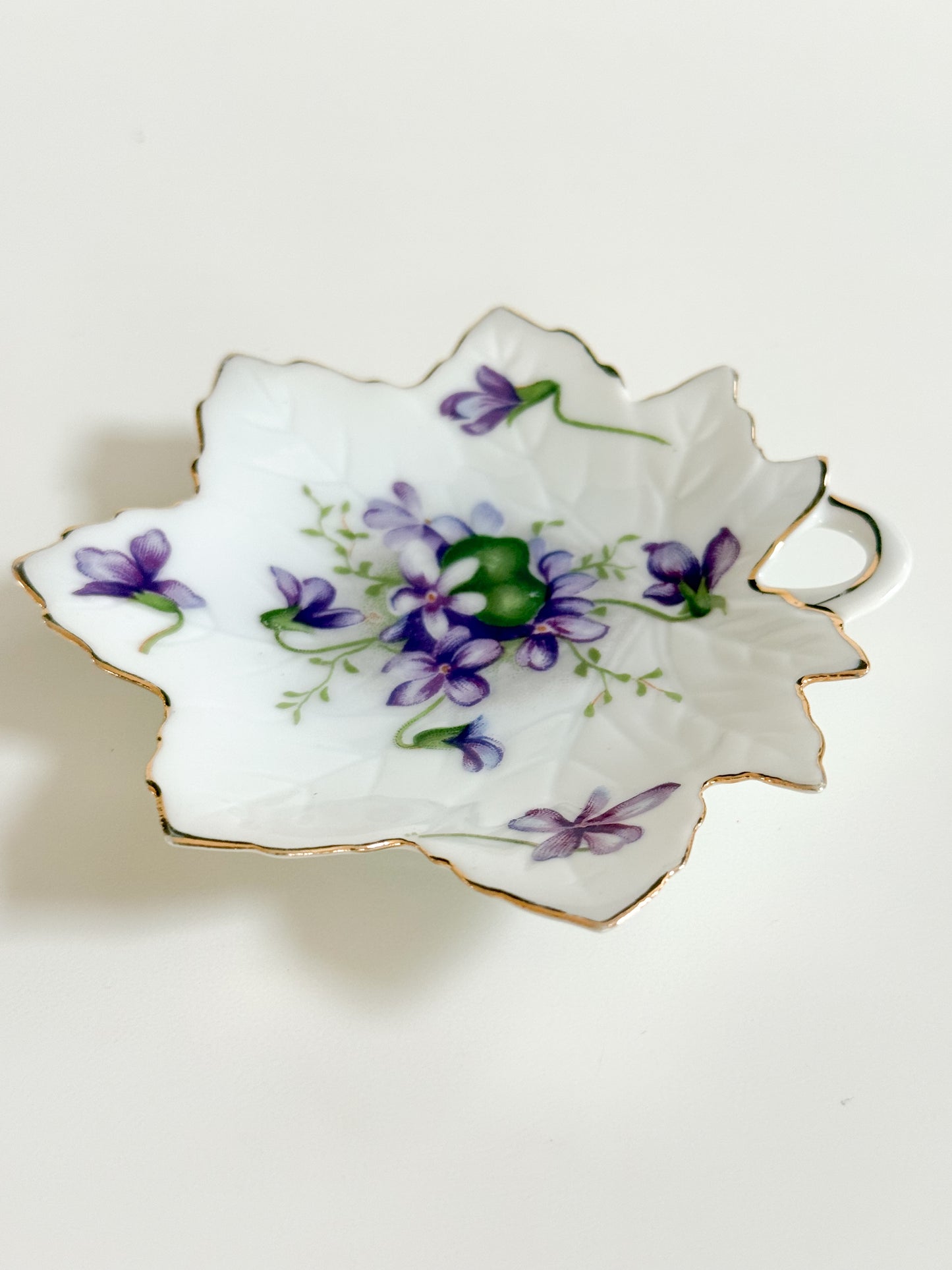 Vintage Floral Trinket Dish