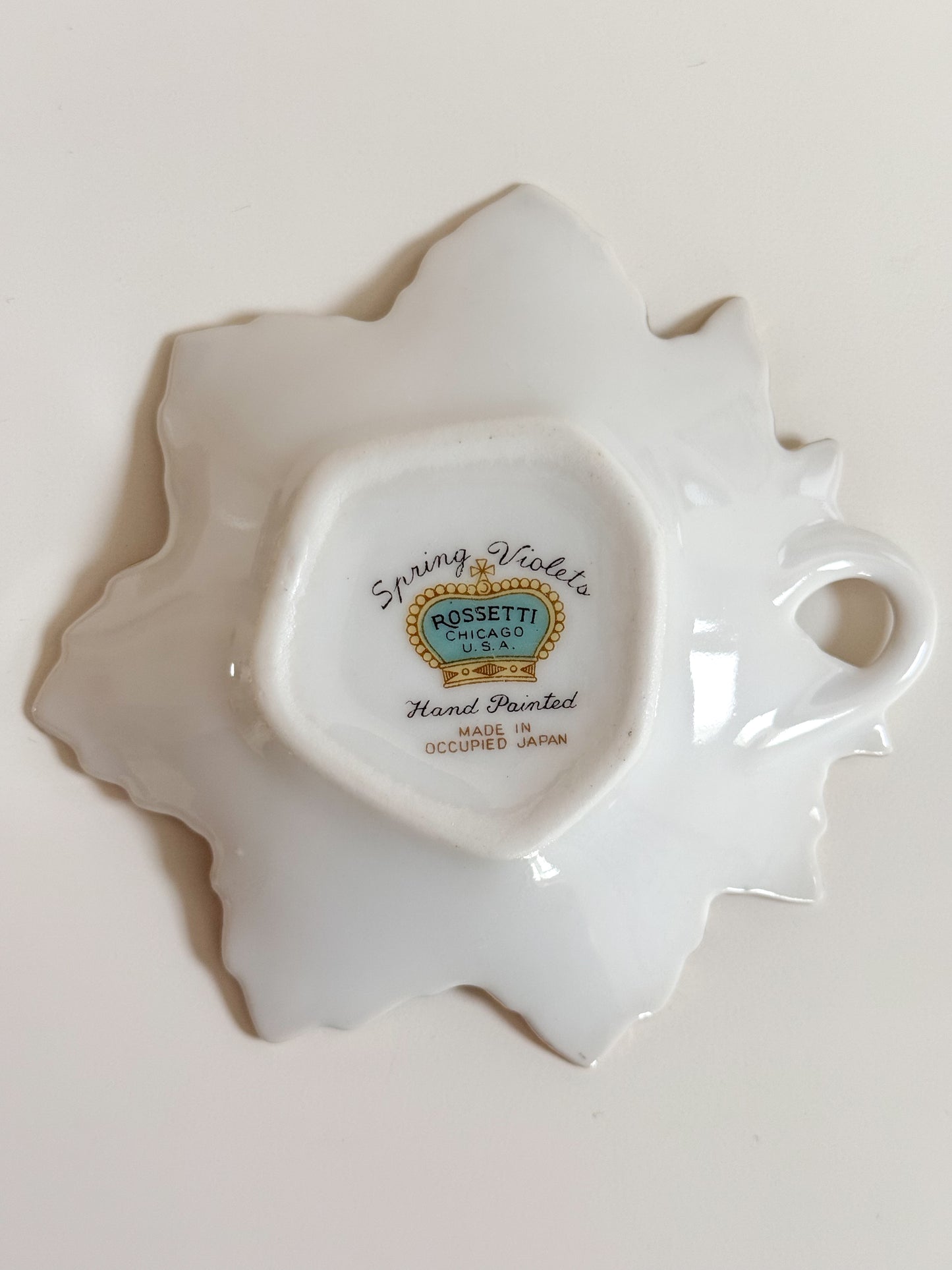 Vintage Floral Trinket Dish