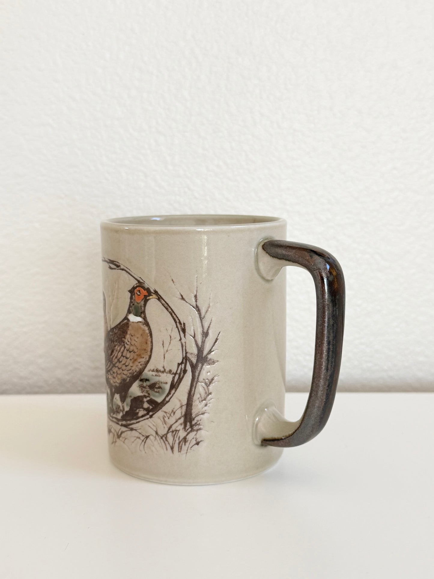 Vintage Pheasant Mug | Otagiri Stoneware Mug