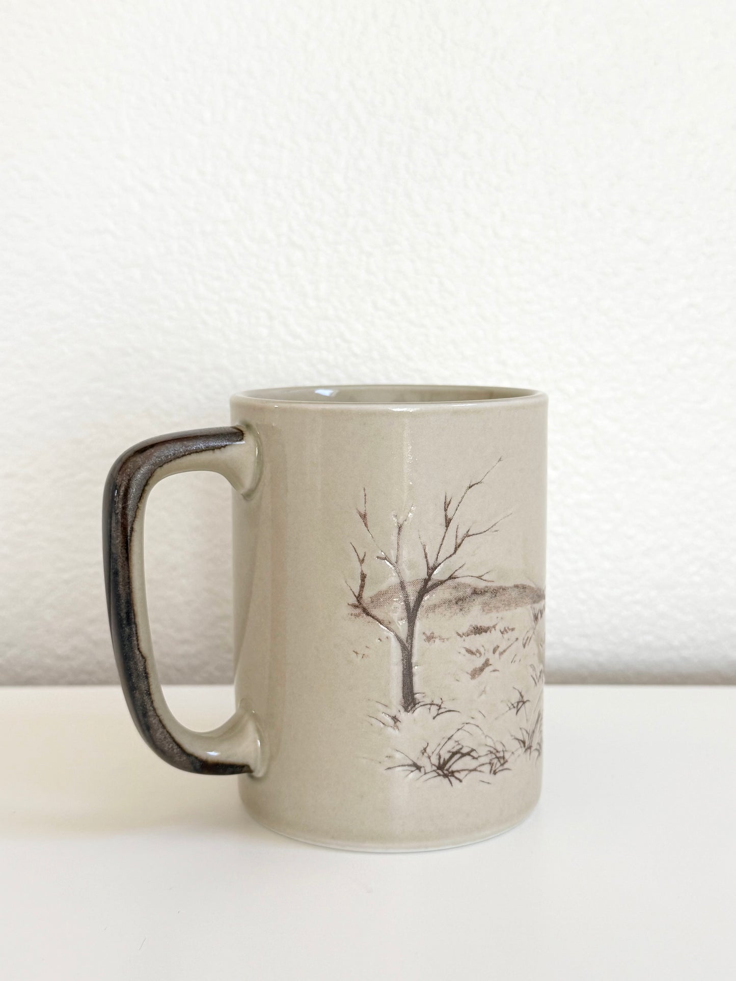 Vintage Pheasant Mug | Otagiri Stoneware Mug