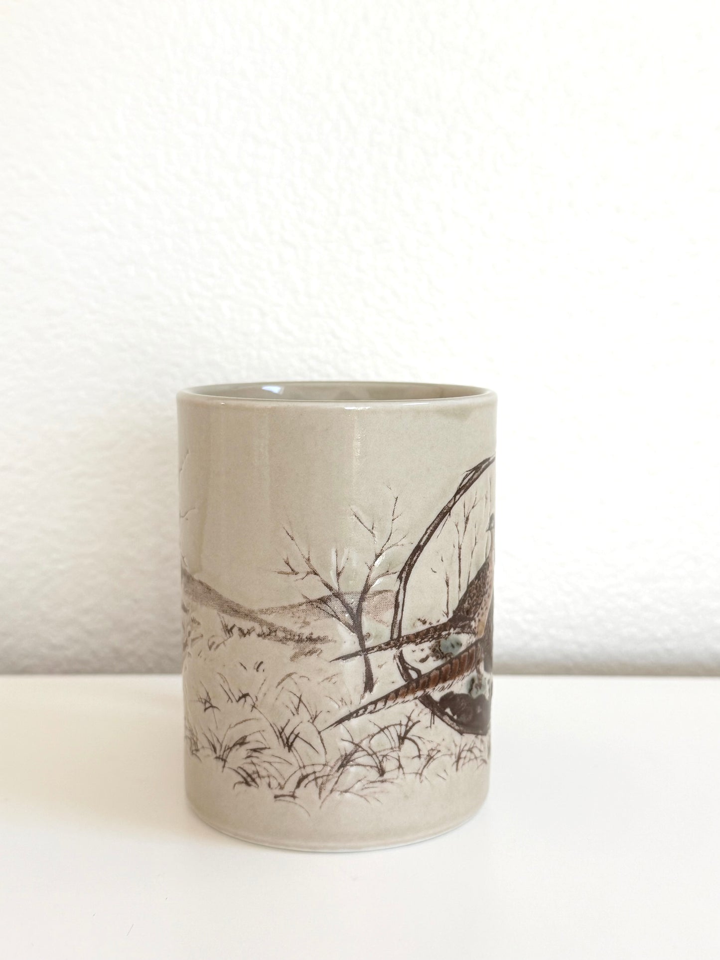 Vintage Pheasant Mug | Otagiri Stoneware Mug