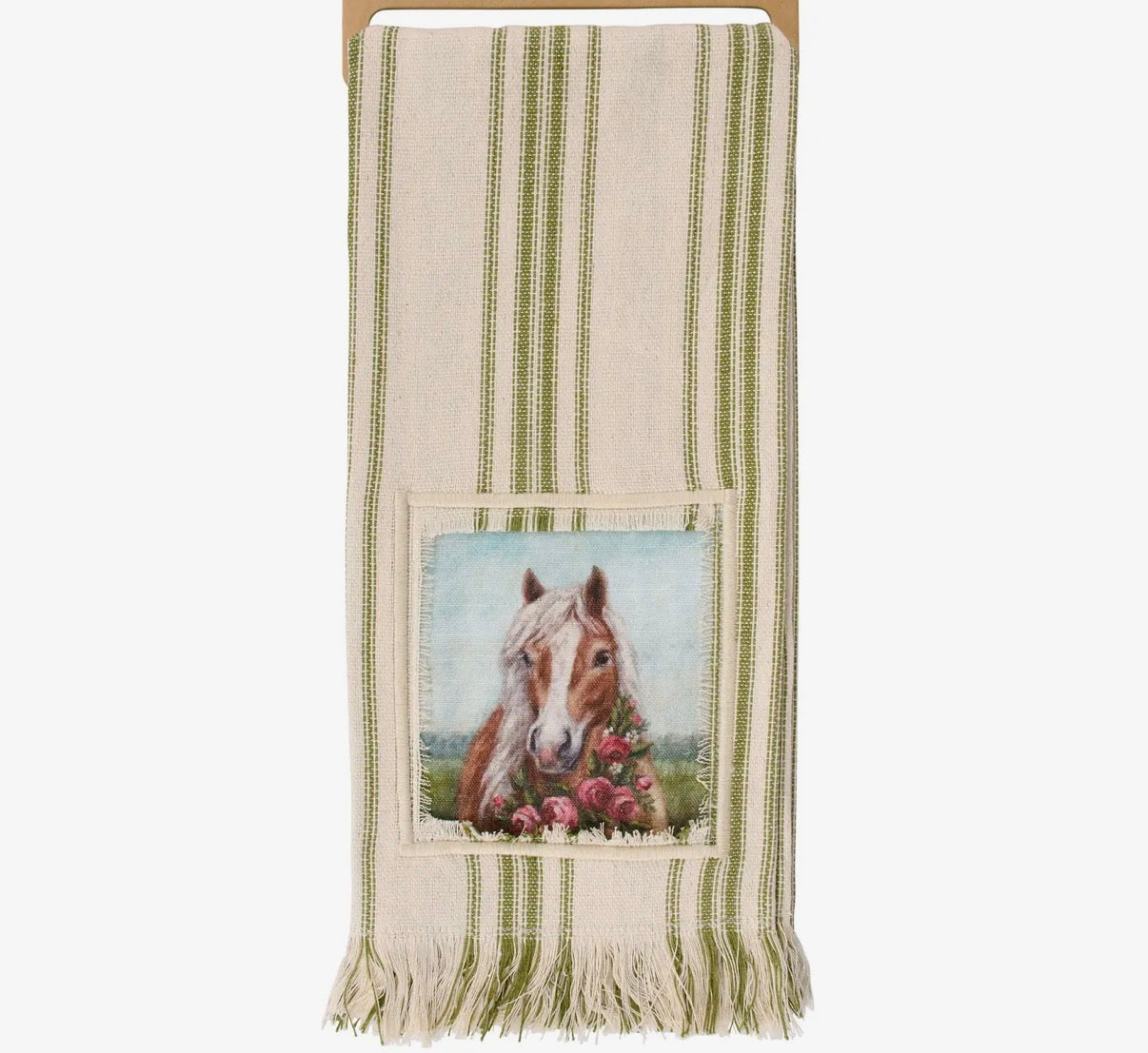 Floral Pony Kitchen Towel | Western Equestrian Tea Towel