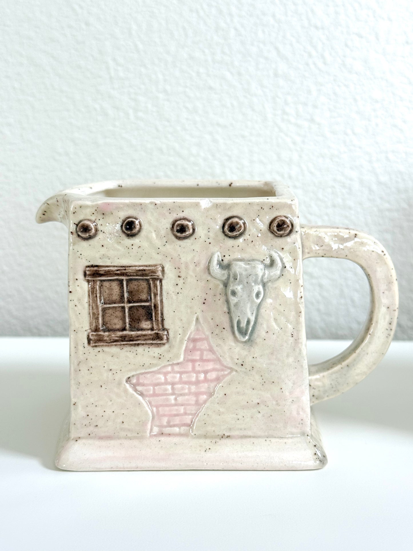 Vintage Southwest Adobe Cream and Sugar Set
