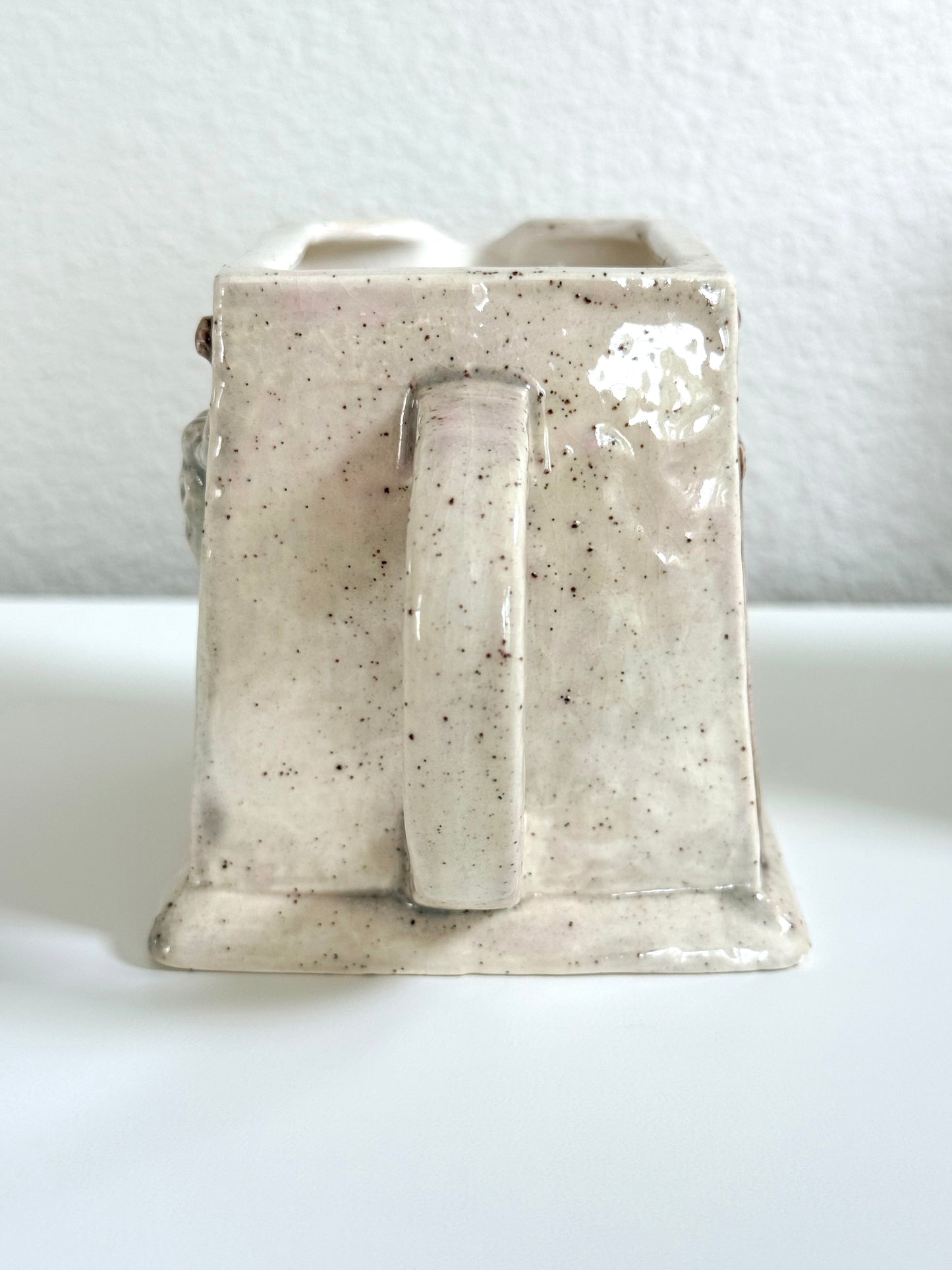 Vintage Southwest Adobe Cream and Sugar Set
