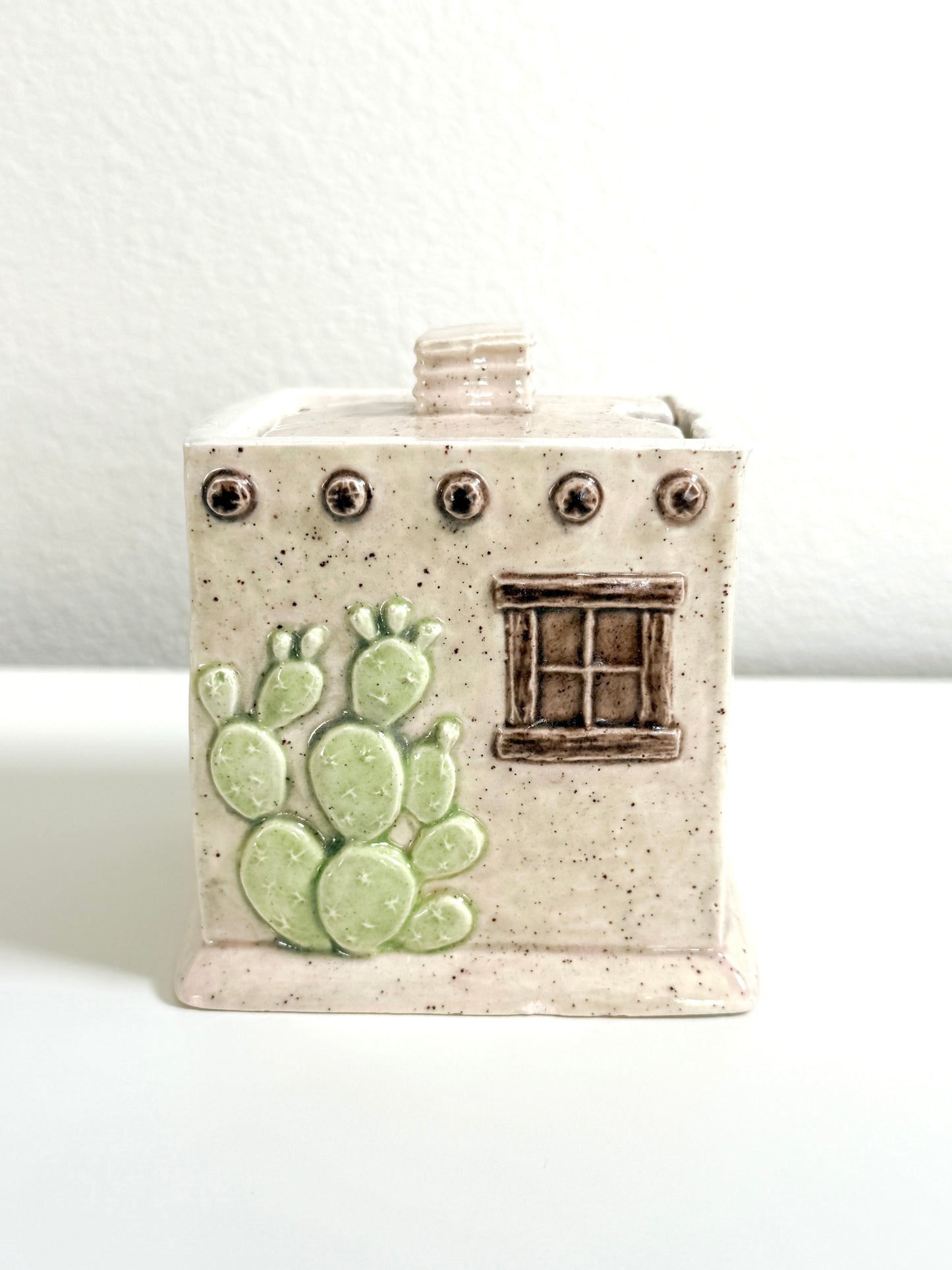 Vintage Southwest Adobe Cream and Sugar Set
