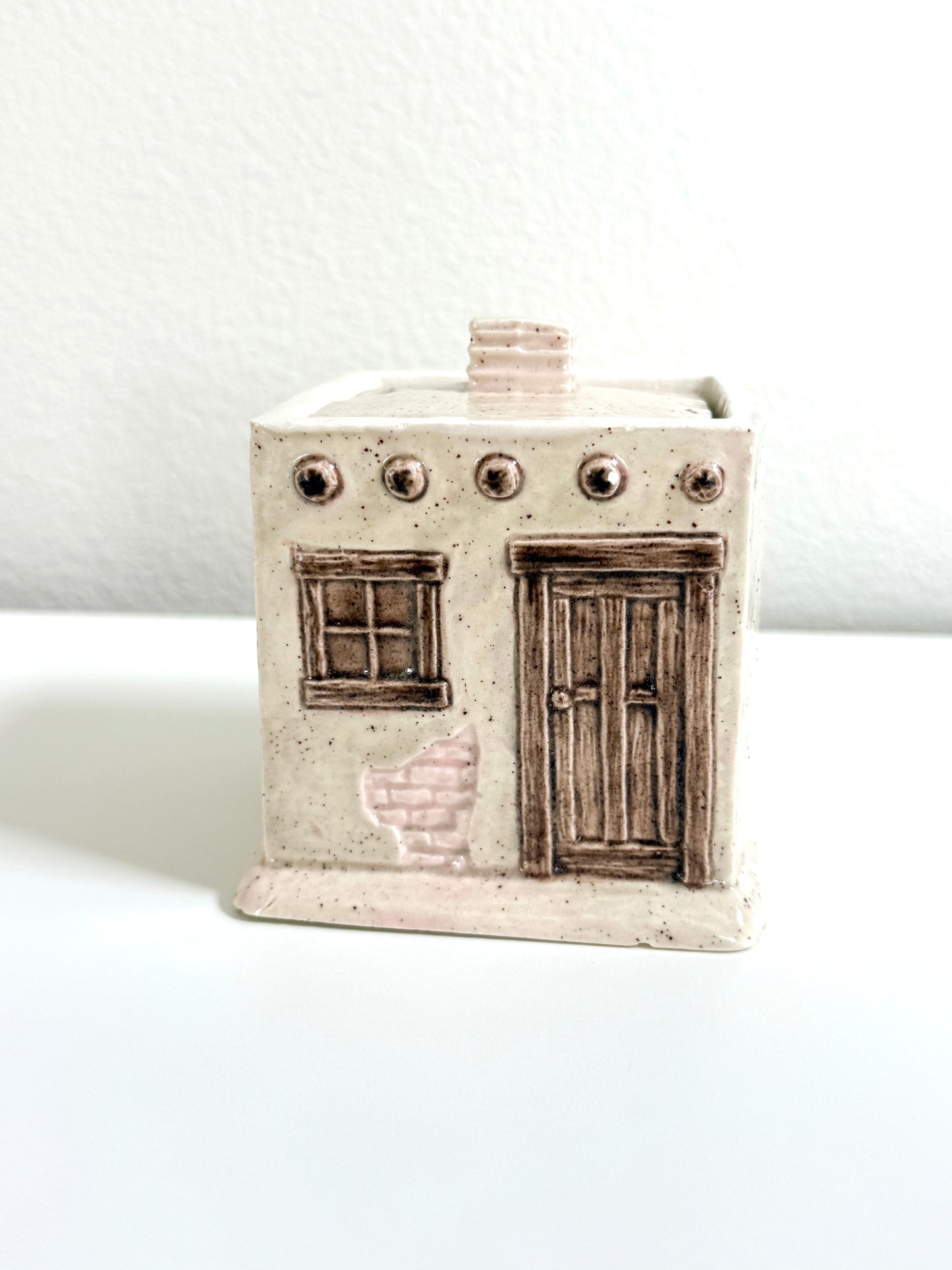 Vintage Southwest Adobe Cream and Sugar Set