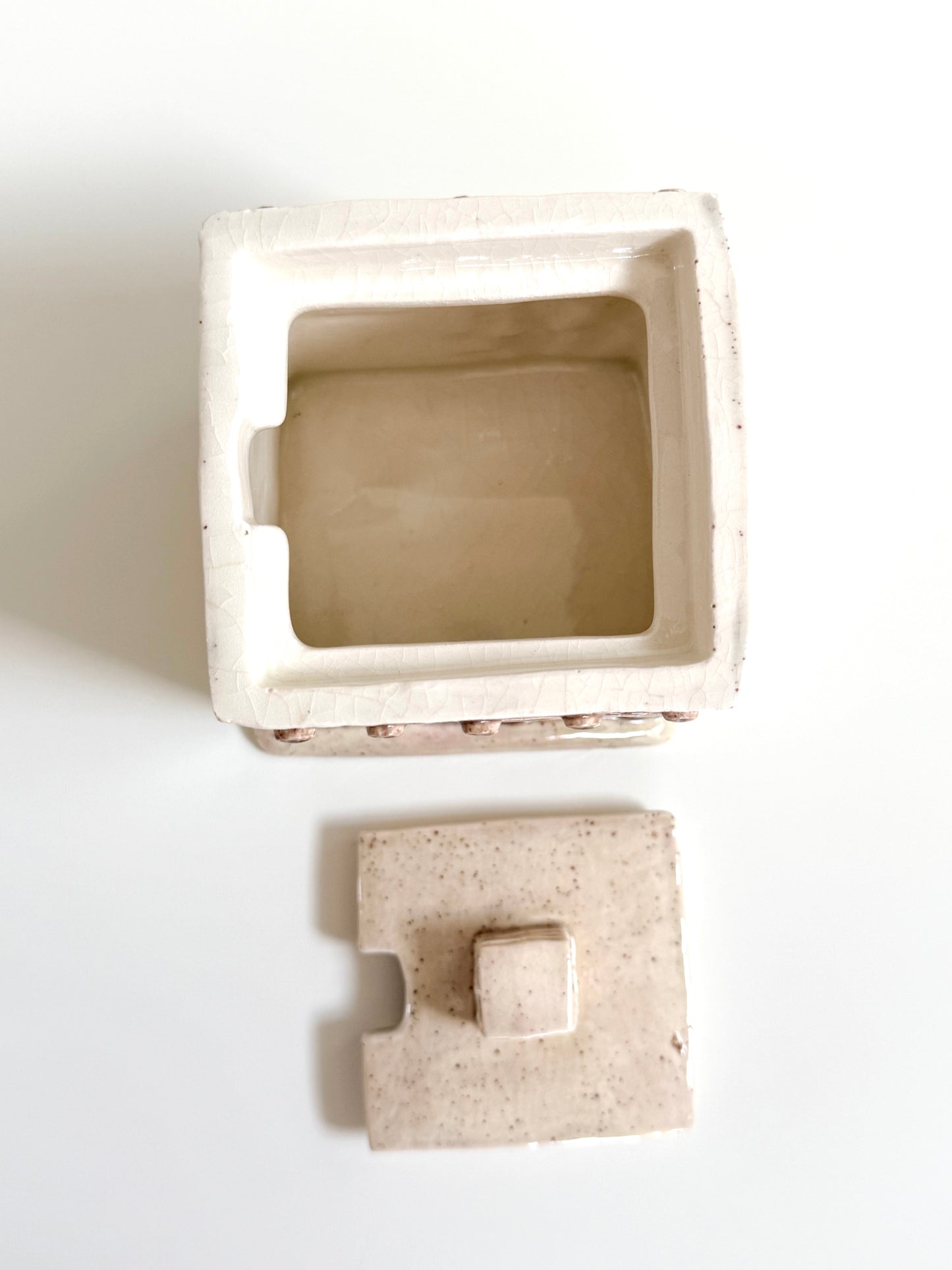 Vintage Southwest Adobe Cream and Sugar Set