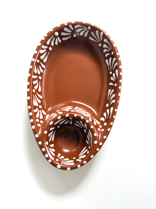 Terracotta Mexican Style Dip Bowl – Southwest Appetizer Dish