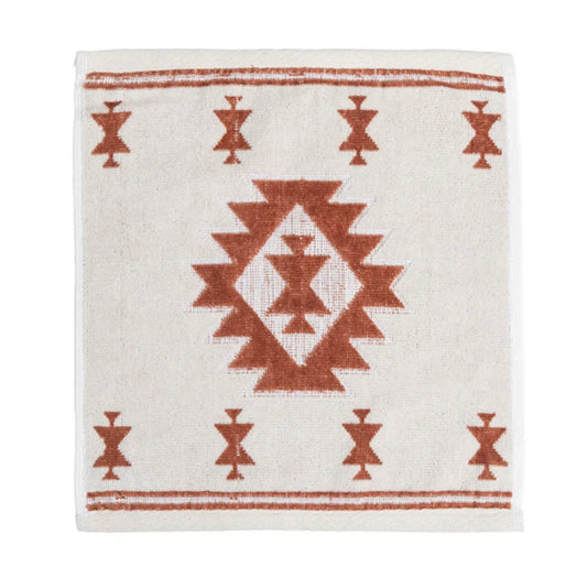 Aztec Washcloth Towel