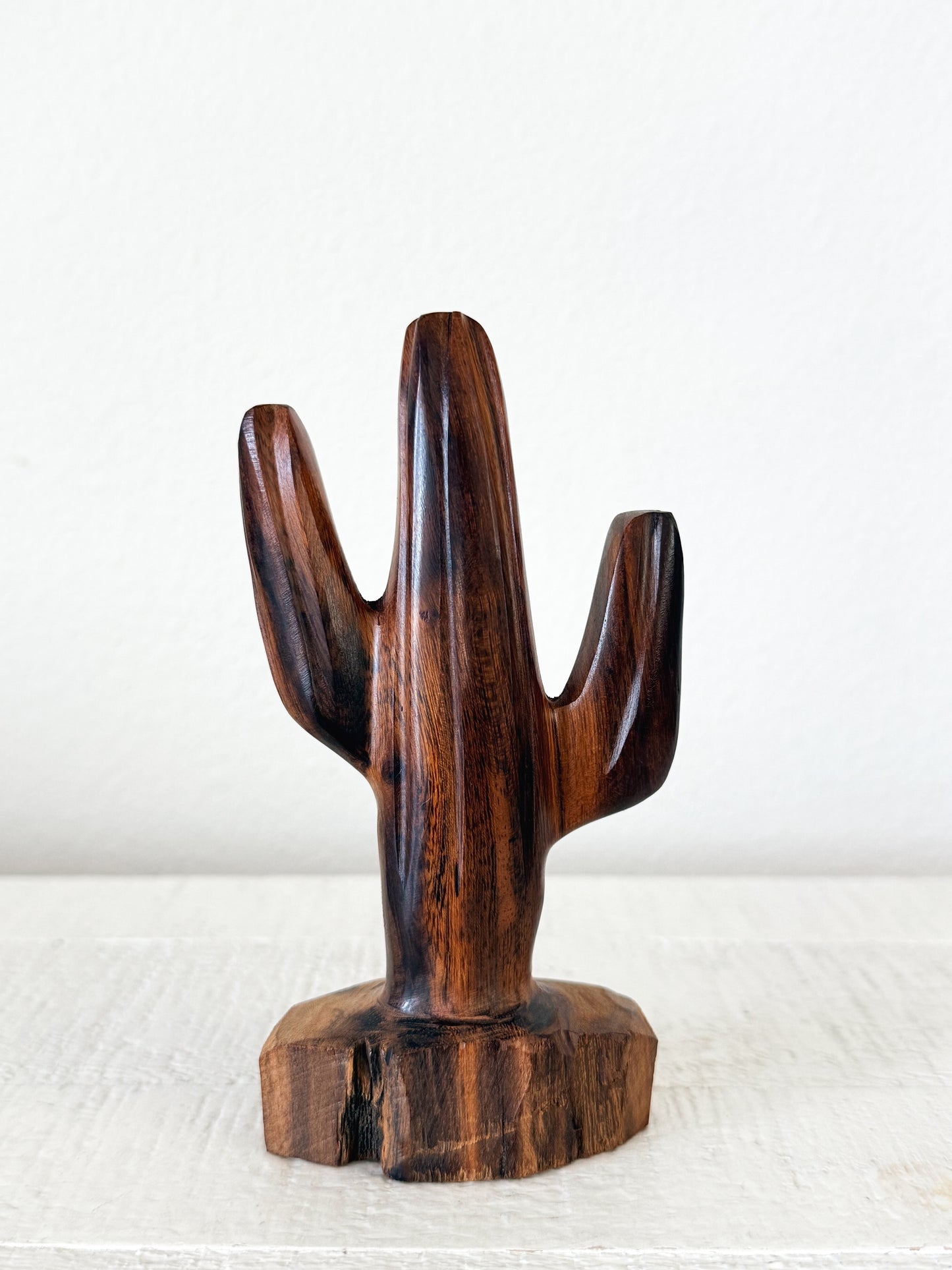 Hand Carved Ironwood Saguaro Cactus