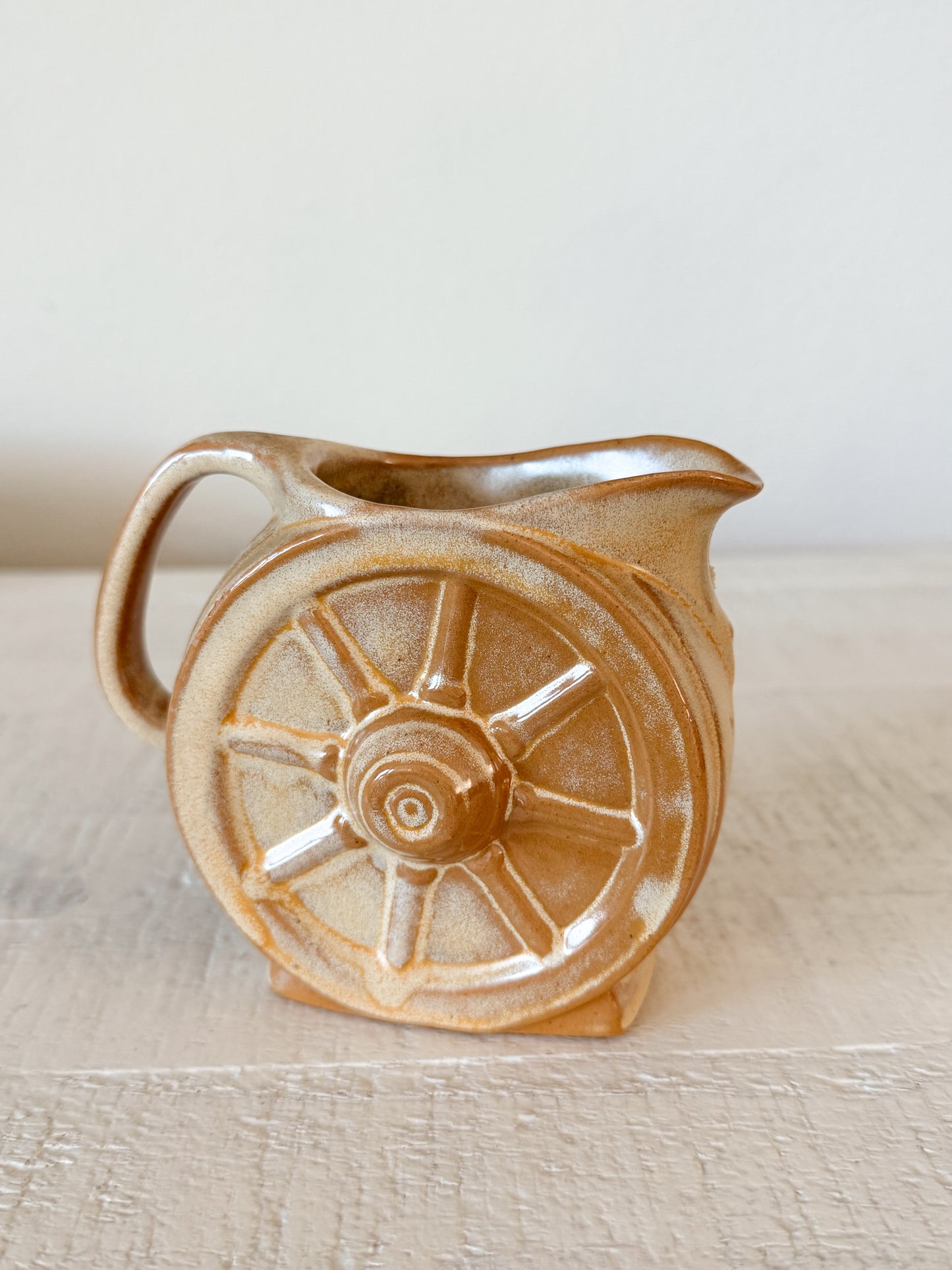 Frankoma Wagon Wheel Creamer