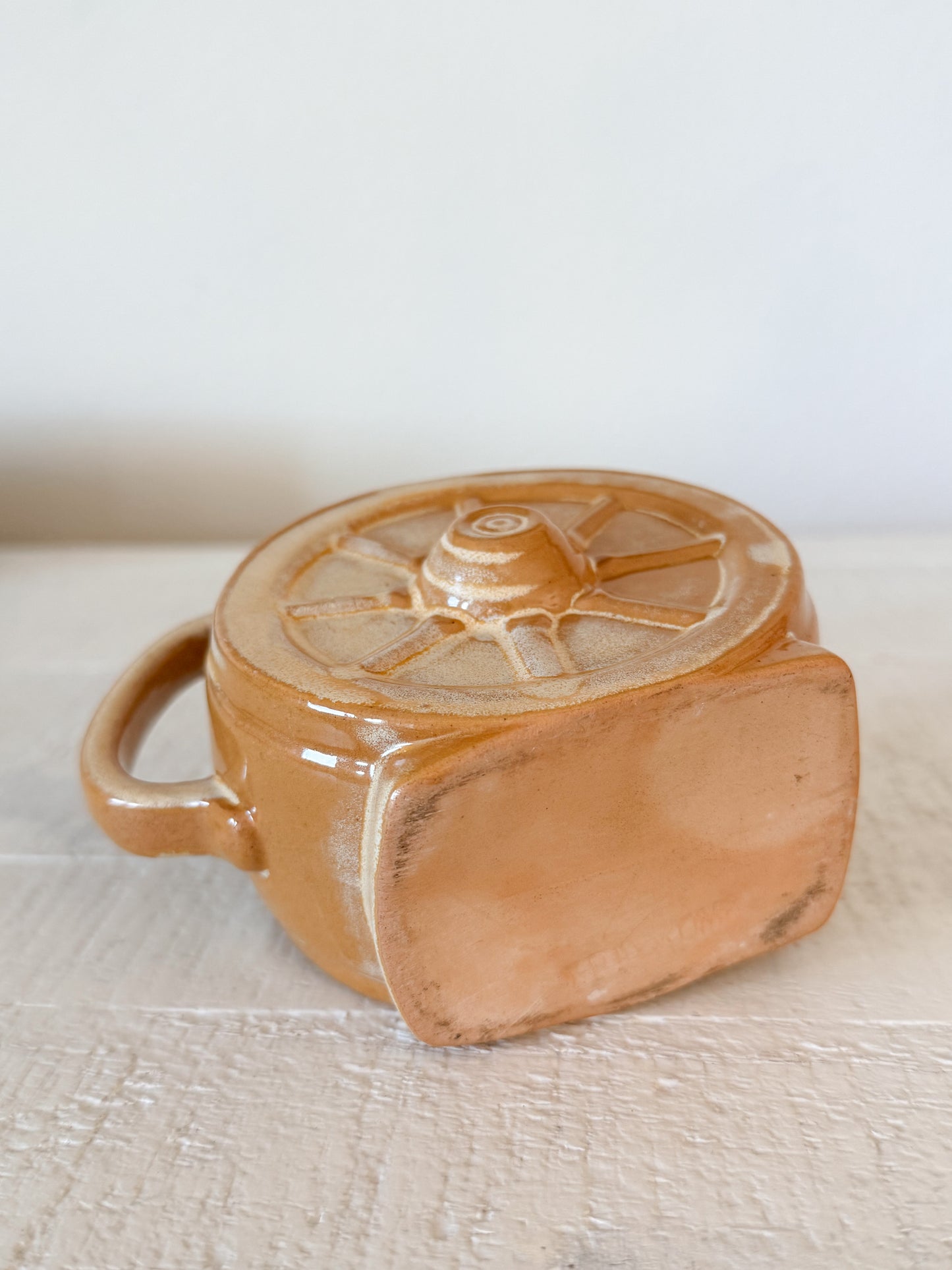 Frankoma Wagon Wheel Creamer