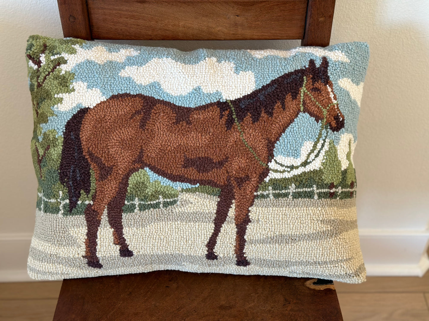 Horse Hook Pillow