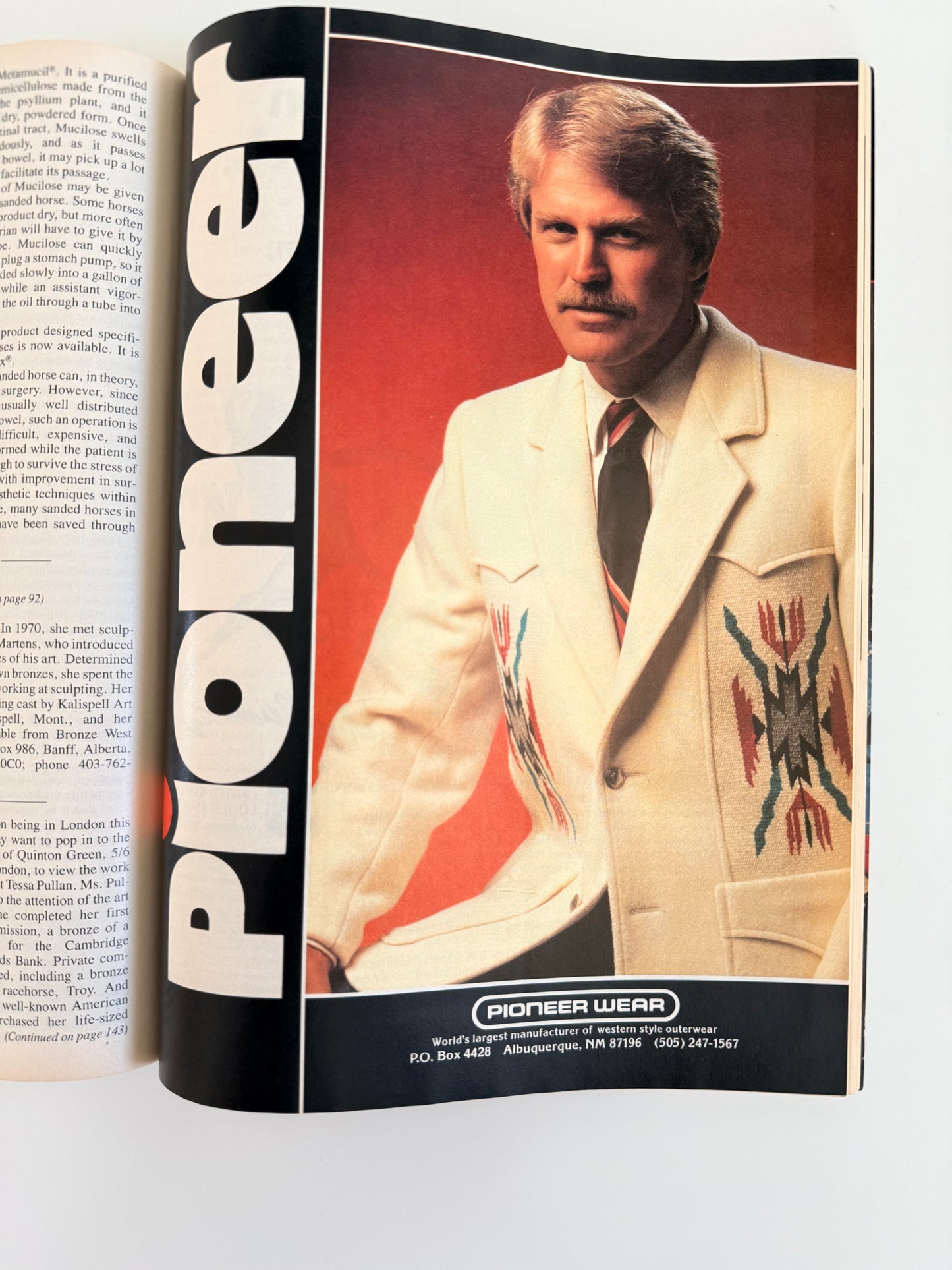 Vintage Western Horseman Magazine 1985