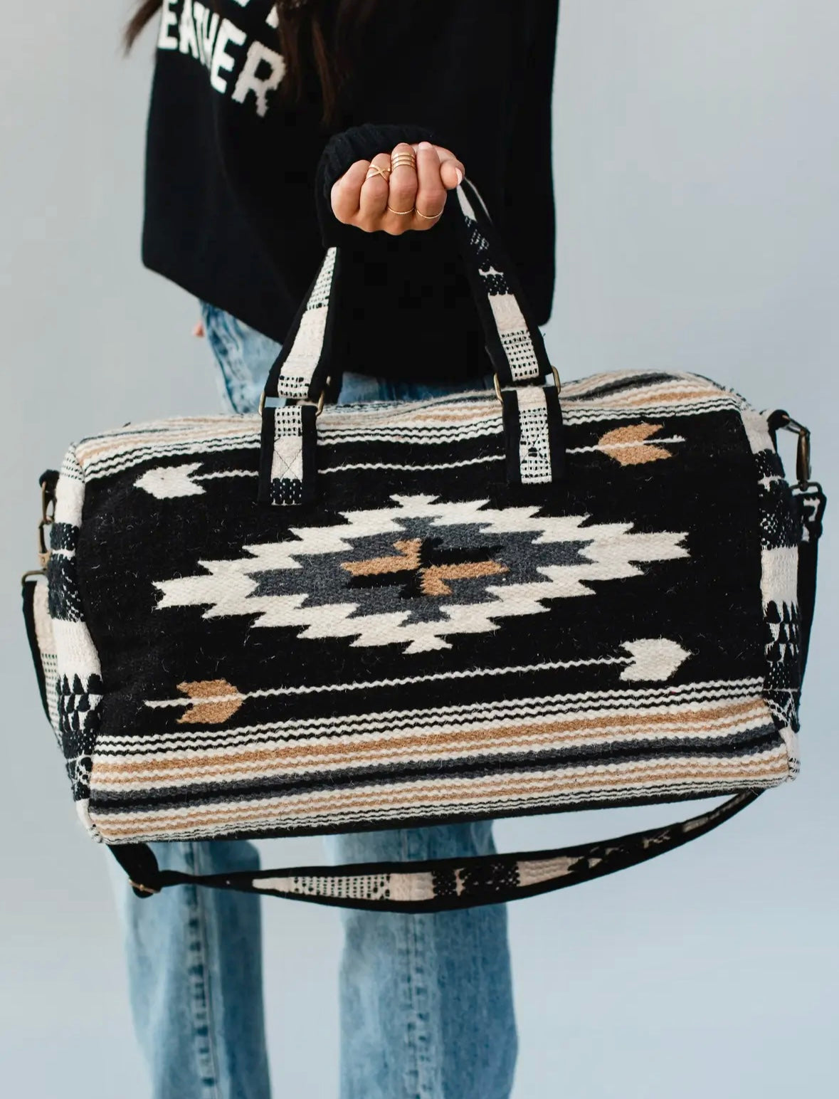 Aztec Duffle (Black Multi)