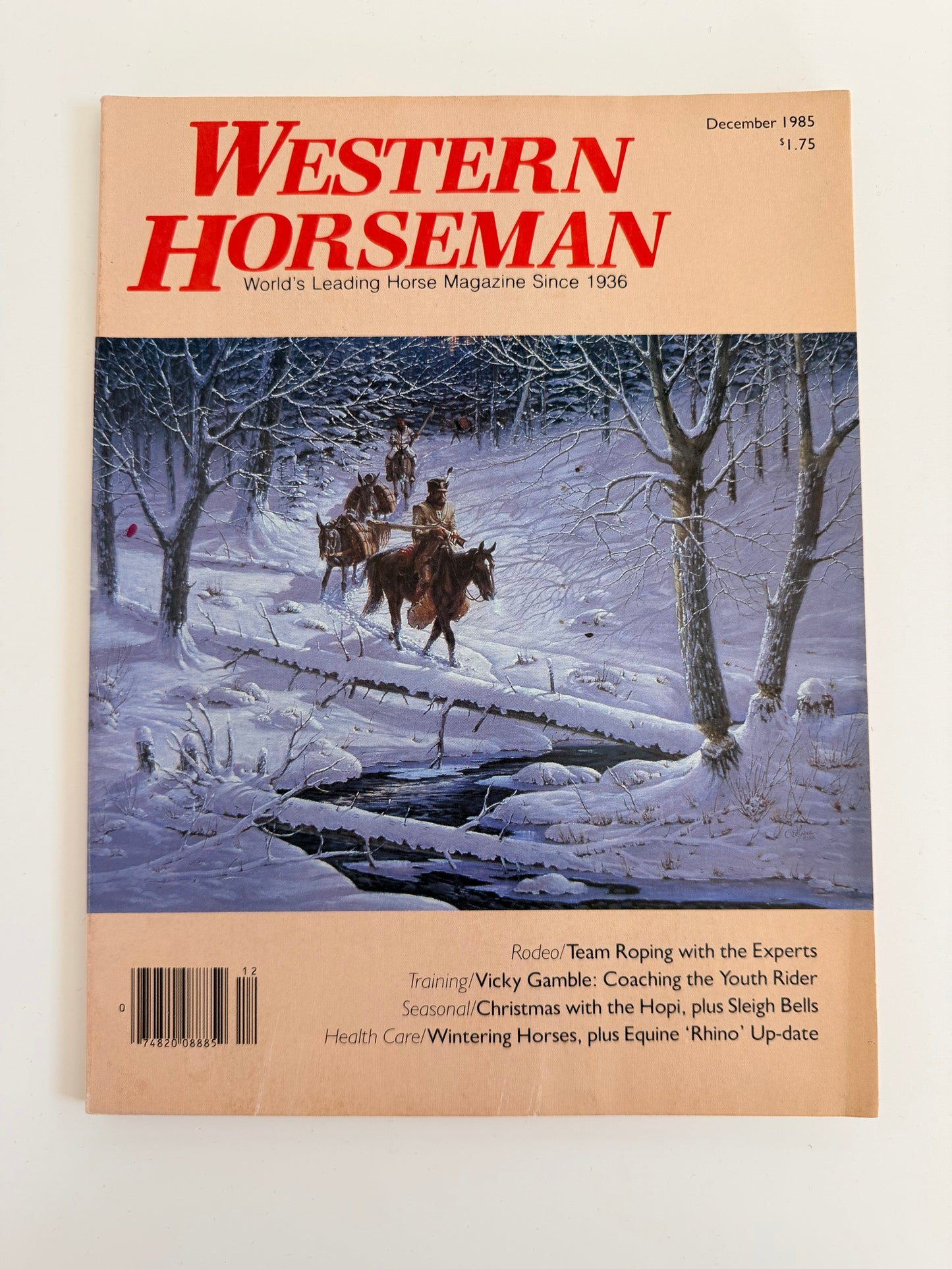 Vintage Western Horseman Magazine 1985