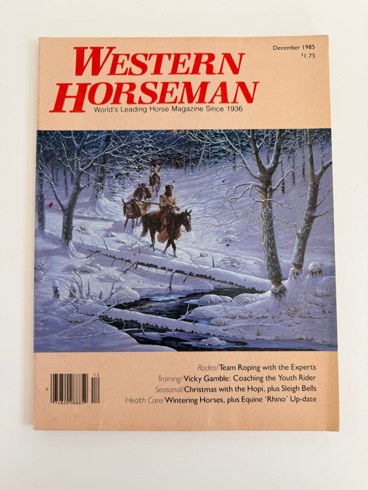 Vintage Western Horseman Magazine 1985