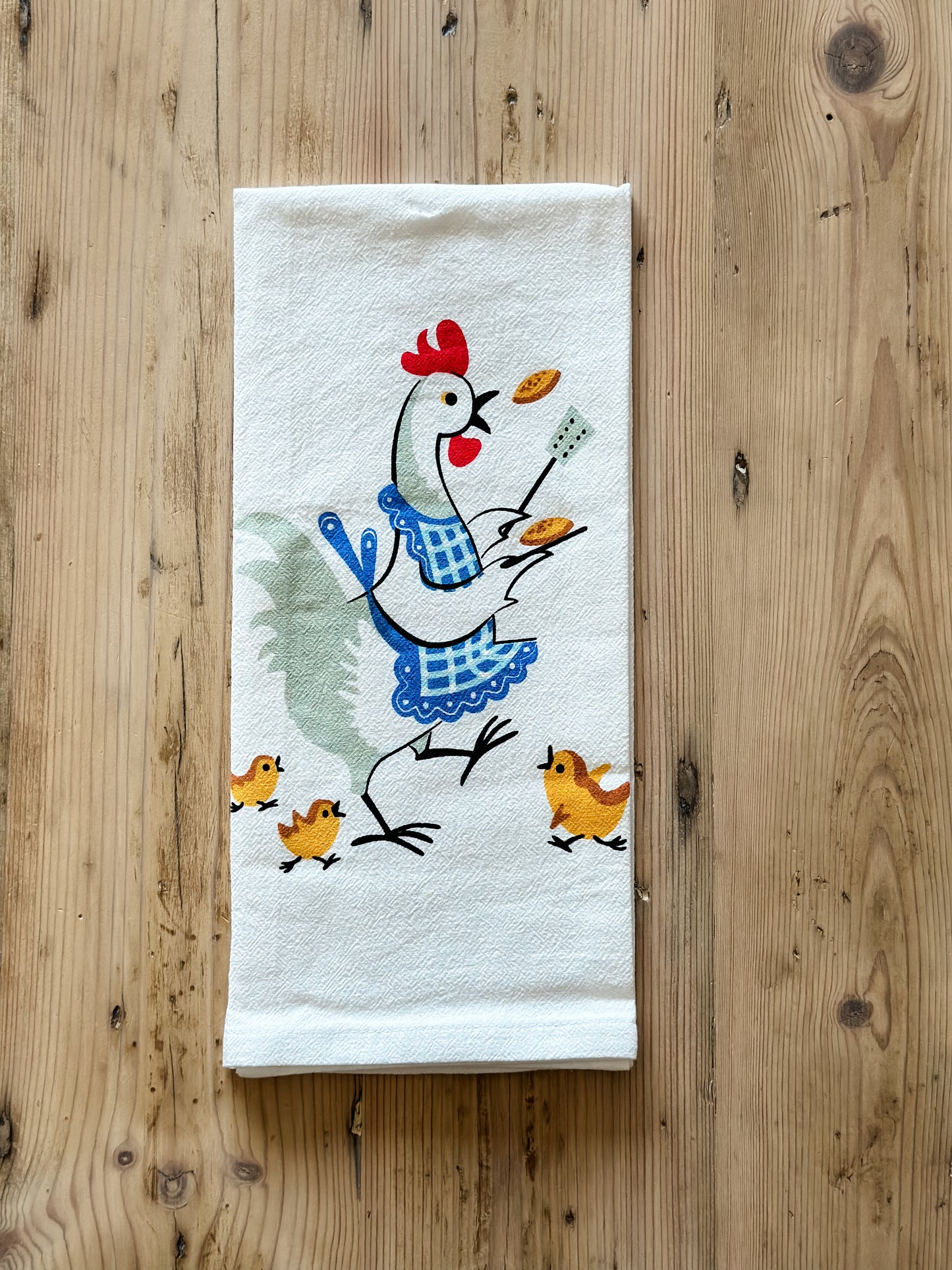 Pancake Chicken Tea Towel