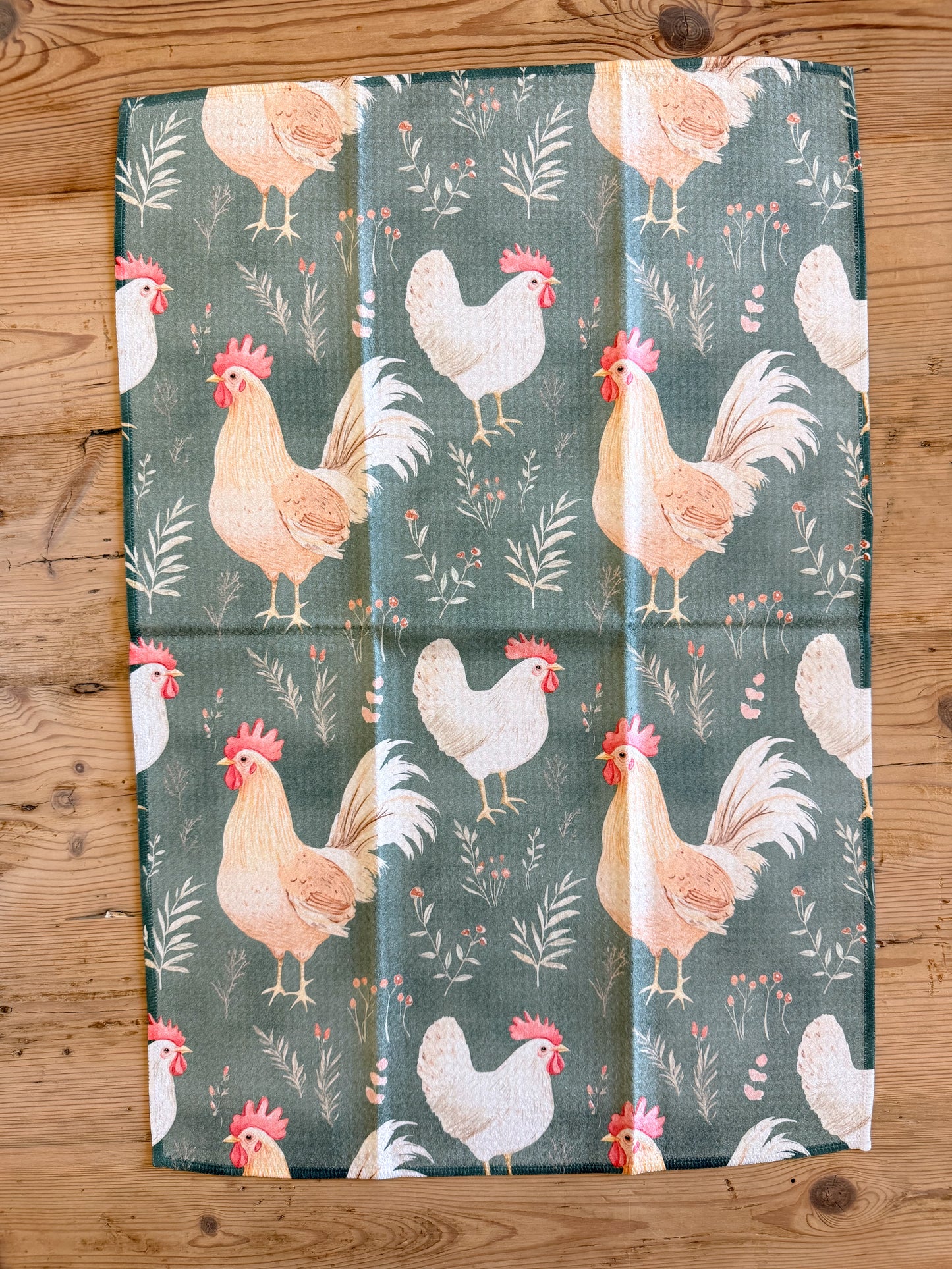 Farmhouse Chicken Kitchen Towel