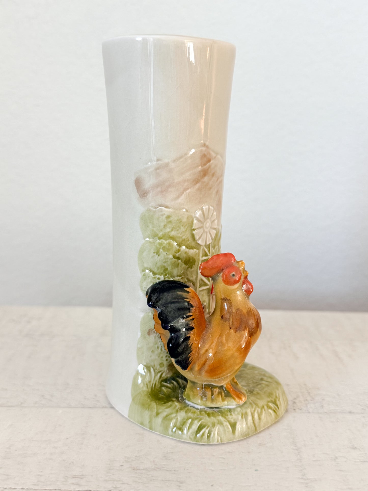 Vintage Chicken Bud Vase