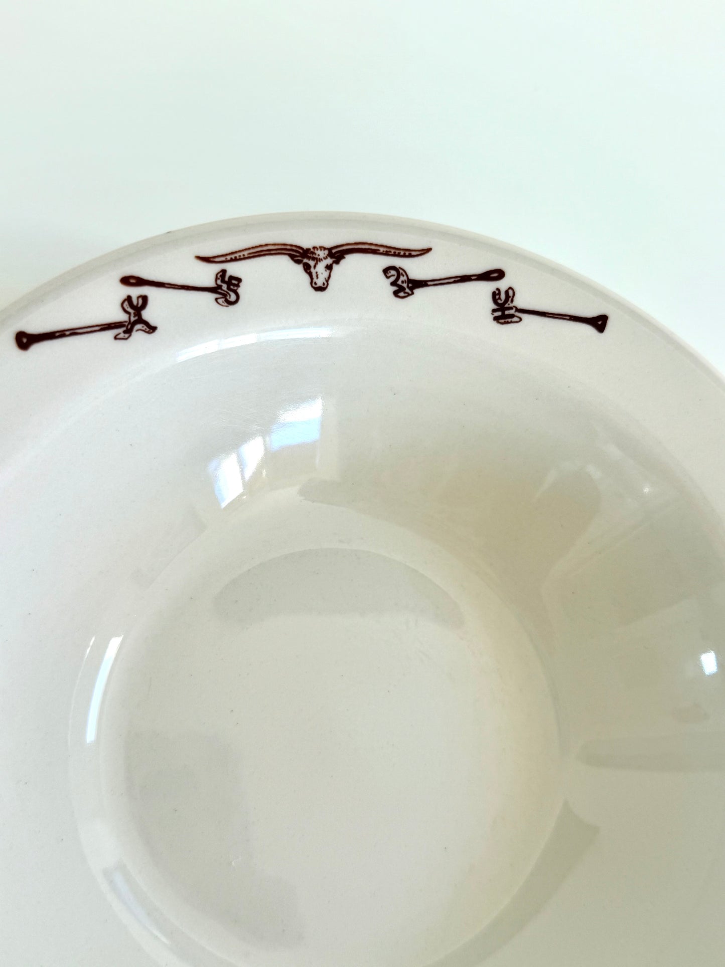 Vintage Sterling China El Rancho Western Bowl