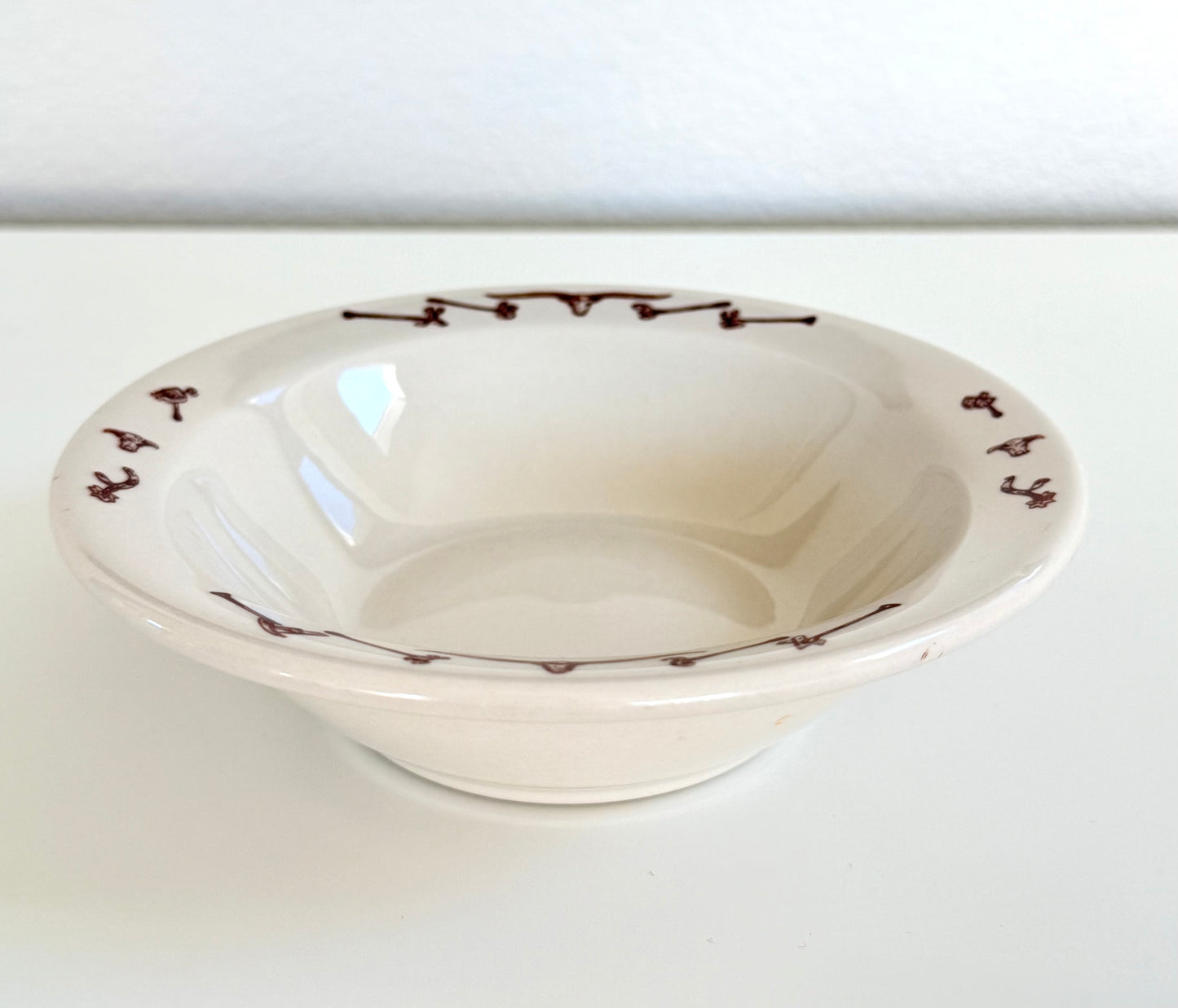 Vintage Sterling China El Rancho Western Bowl