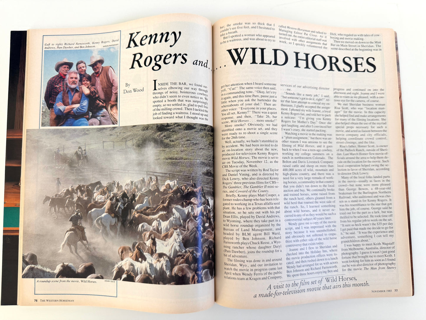 Vintage Western Horseman Magazine 1985