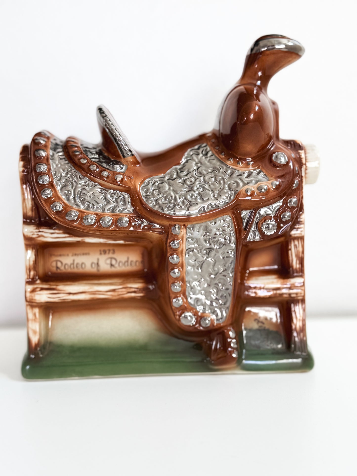Vintage Saddle Decanter